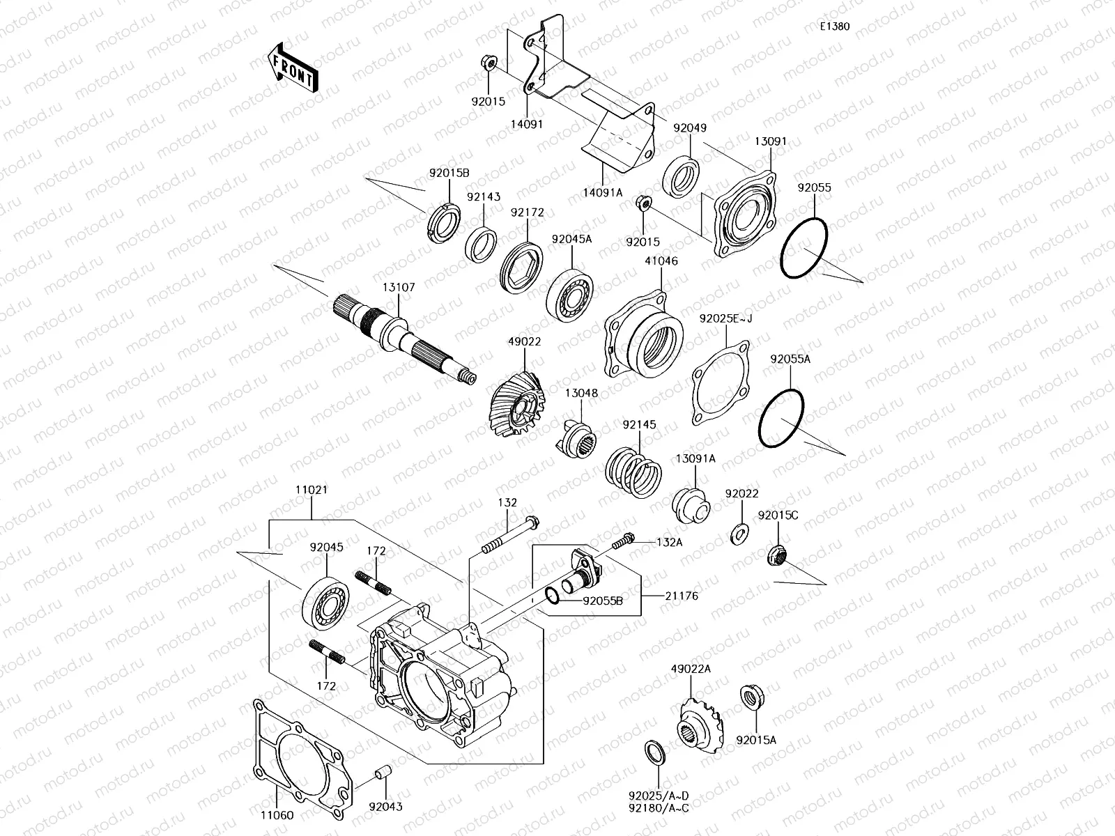 Bevel Gear Case