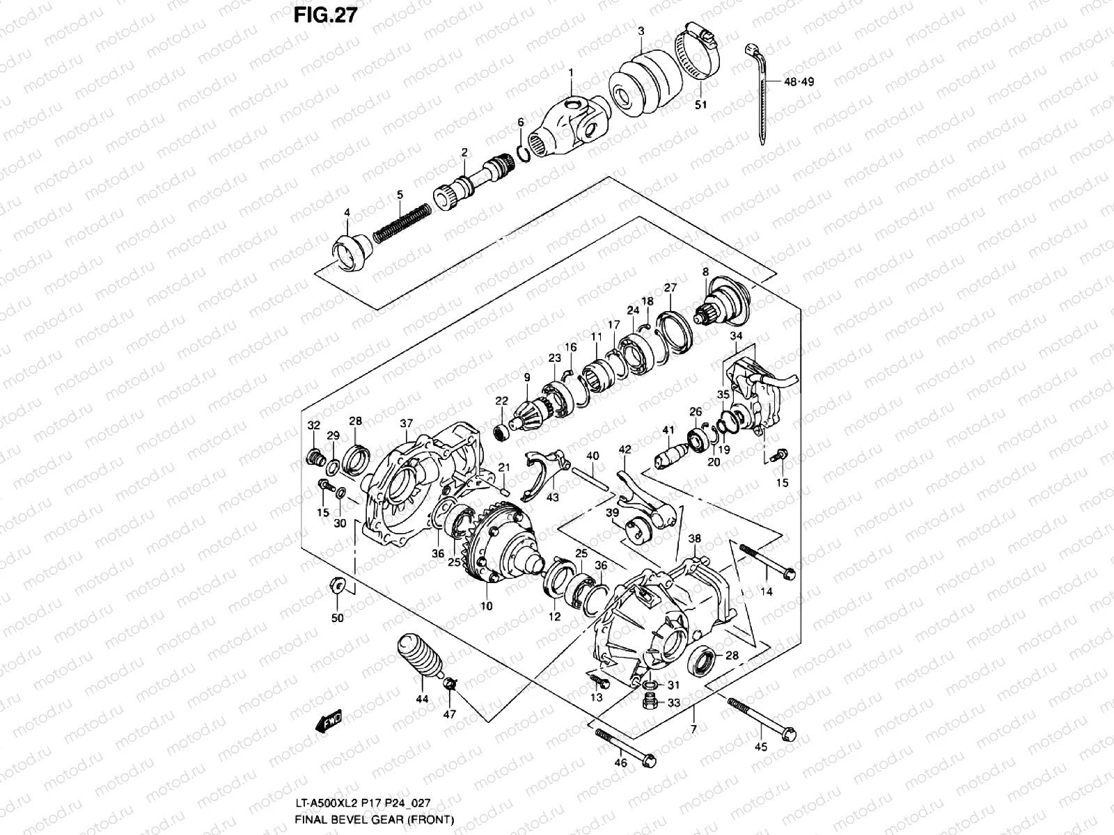 BEVEL GEAR (FRONT)