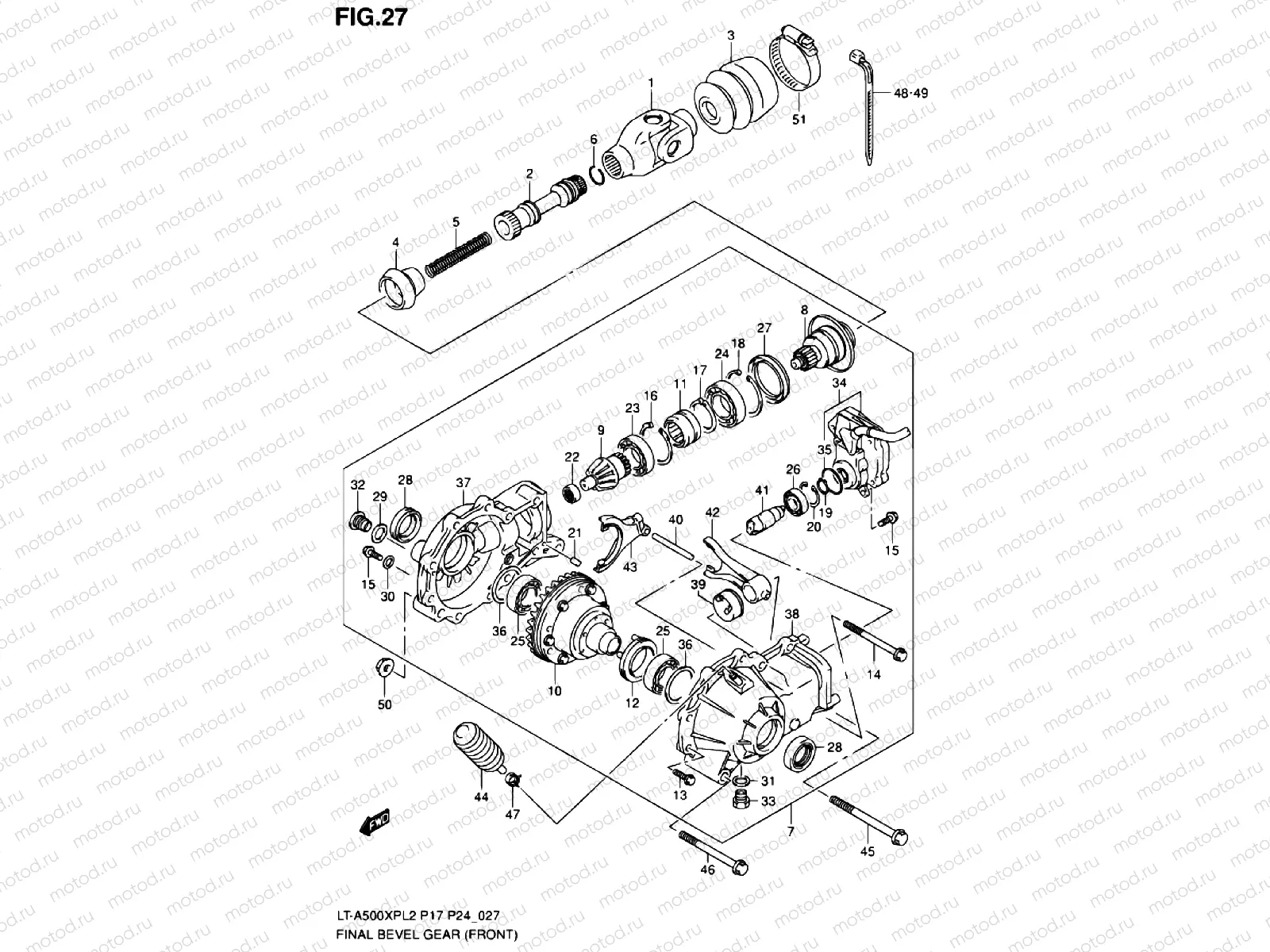 BEVEL GEAR (FRONT)