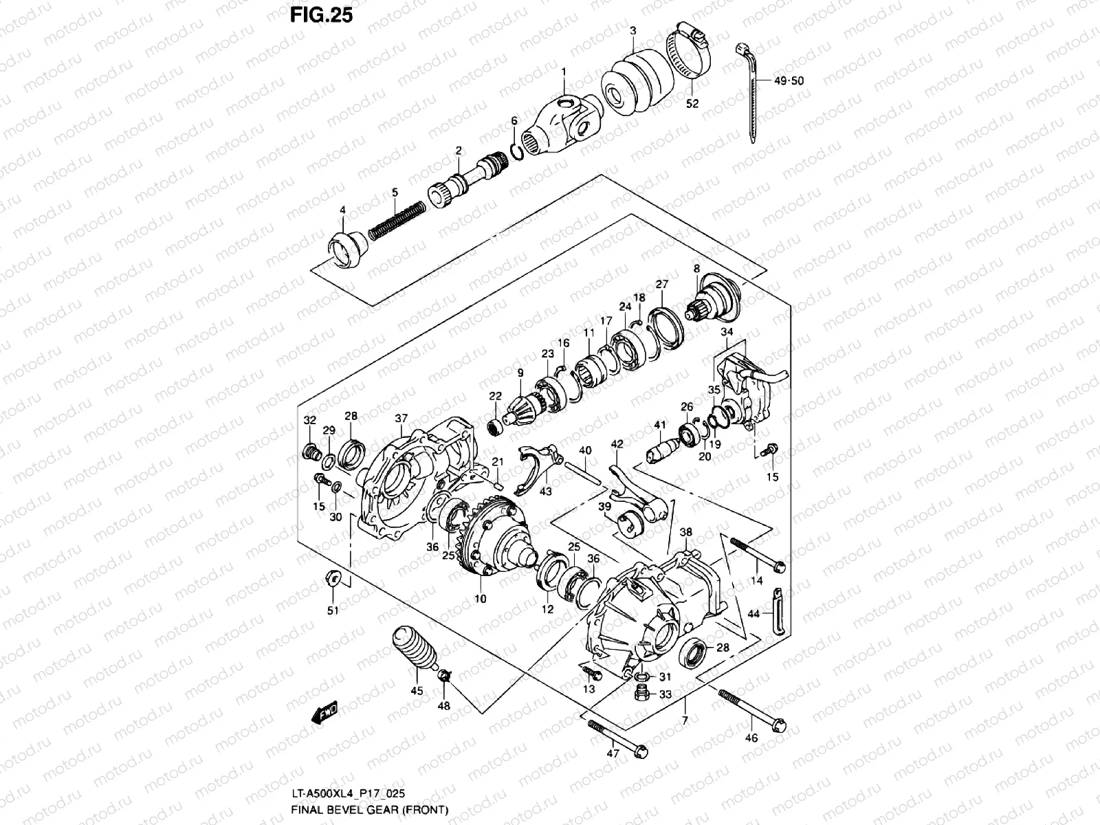 BEVEL GEAR (FRONT)