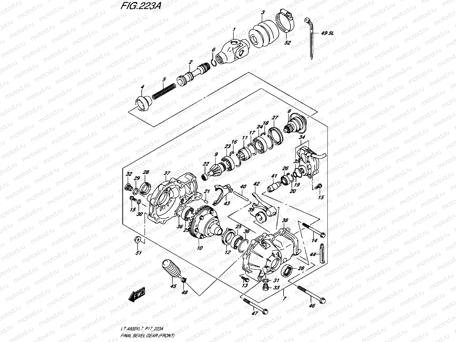 BEVEL GEAR (FRONT)