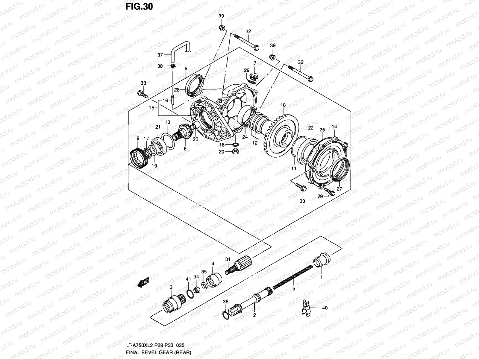 BEVEL GEAR (REAR)