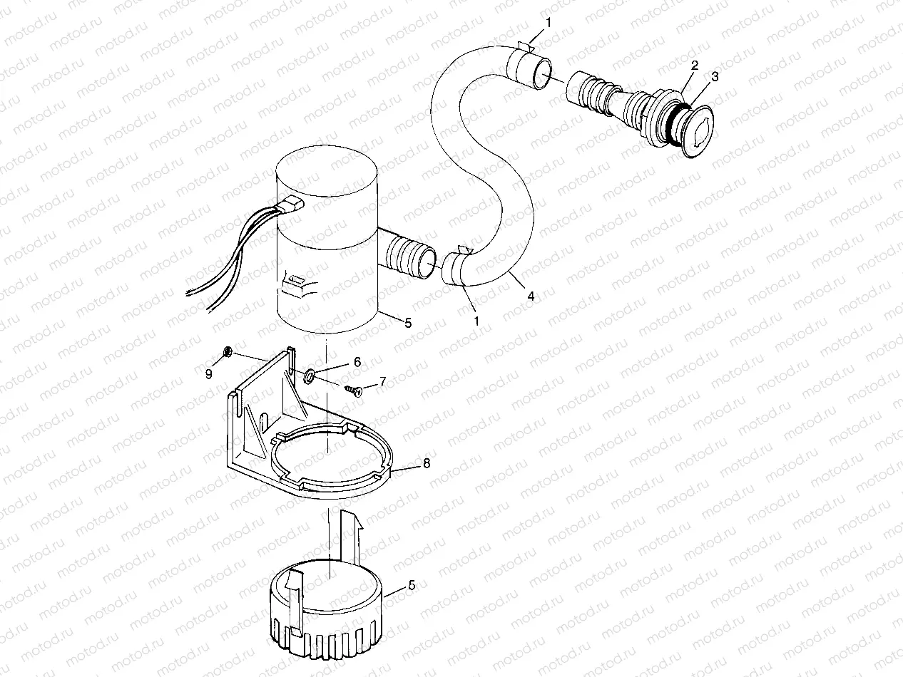 BILGE PUMP HURRICANE B974473 and Intl. HURRICANE I974473 (4941044104B011) | BILGE PUMP HURRICANE B974473 and Intl. HURRICANE I974473 (4941044104B011)