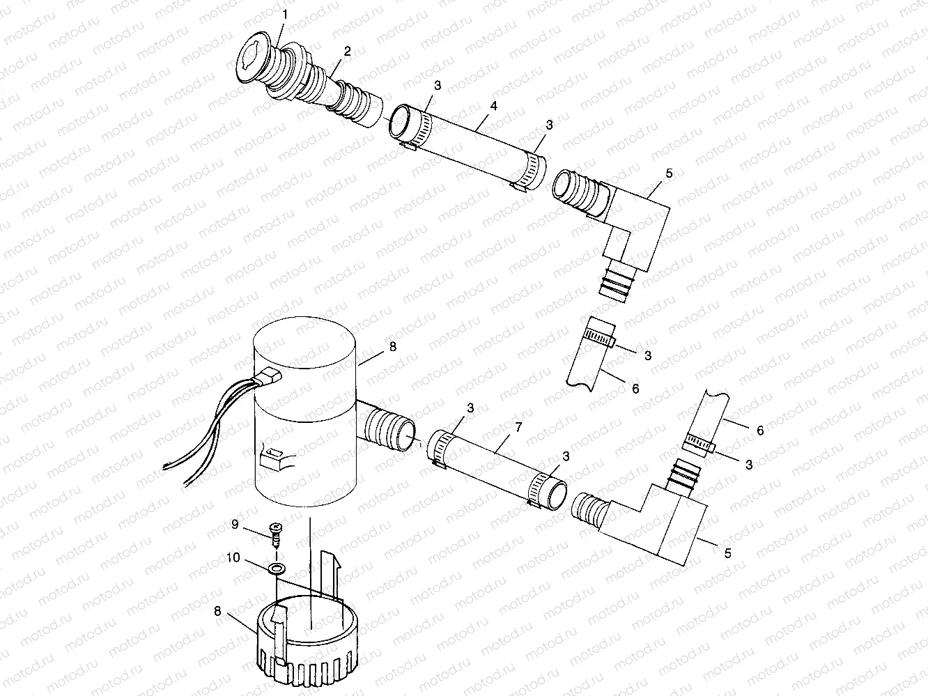 BILGE PUMP SLT 700 B964166 and  Intl. SLT 700 I964166 (4933923392C008) | BILGE PUMP SLT 700 B964166 and  Intl. SLT 700 I964166 (4933923392C008)