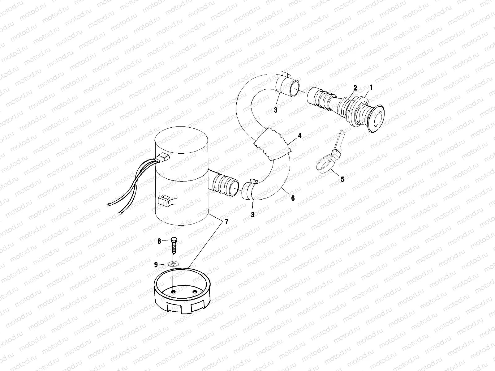 BILGE PUMP - W015098D (4964876487B009) | BILGE PUMP - W015098D (4964876487B009)