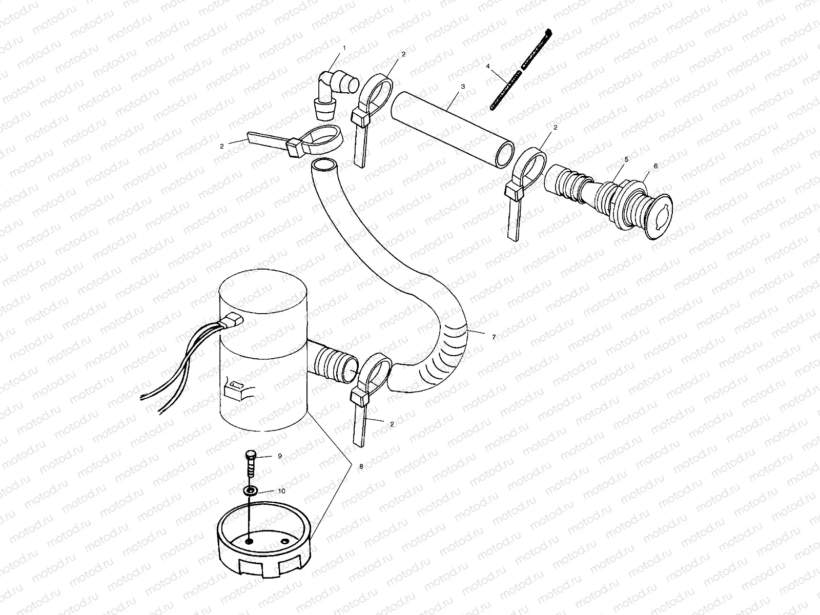 BILGE PUMP - W025197D/W025197I (4971297129B10) | BILGE PUMP - W025197D/W025197I (4971297129B10)