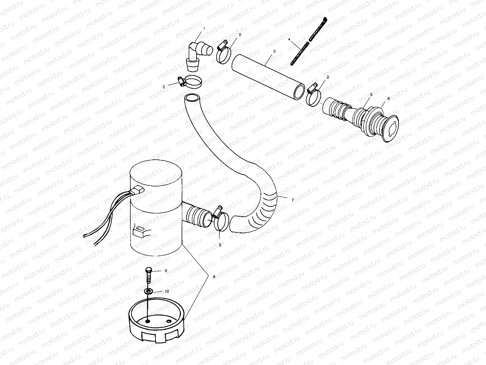 BILGE PUMP - W025297D/W025297I (4975477547B08) | BILGE PUMP - W025297D/W025297I (4975477547B08)
