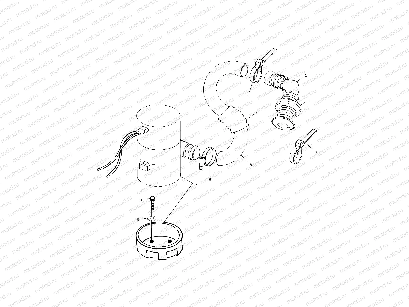 BILGE PUMP - W035098CA/W035098IA (4981028102B09) | BILGE PUMP - W035098CA/W035098IA (4981028102B09)