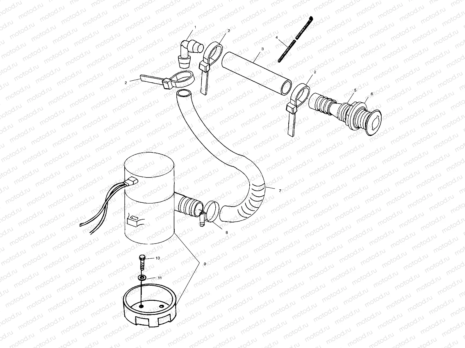 BILGE PUMP - W035197DA/W035197IA (4980998099B10) | BILGE PUMP - W035197DA/W035197IA (4980998099B10)