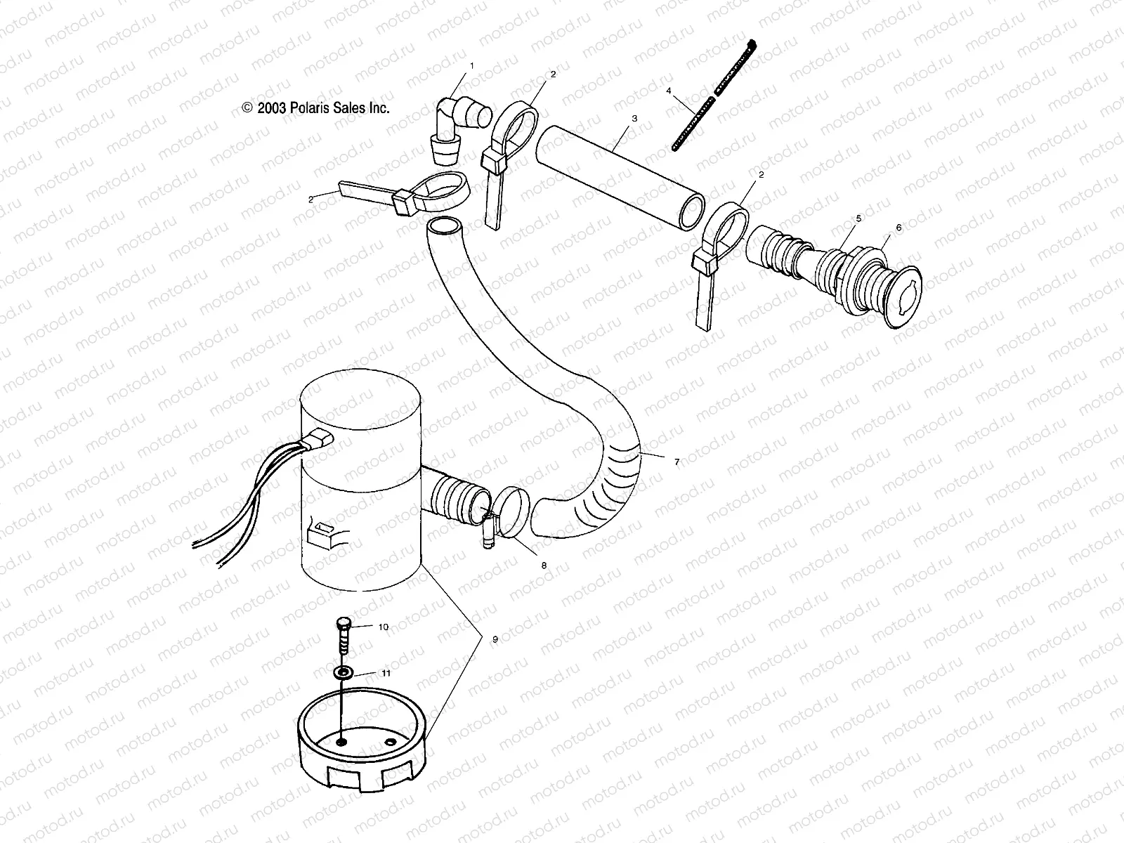 BILGE PUMP - W045197DA/IA (4990499049B10) | BILGE PUMP - W045197DA/IA (4990499049B10)