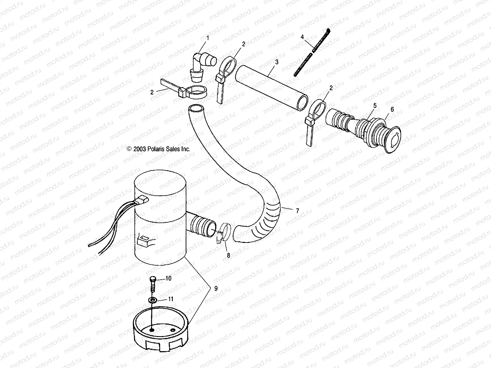 BILGE PUMP - W045297DA/IA/IB (4990519051B08) | BILGE PUMP - W045297DA/IA/IB (4990519051B08)