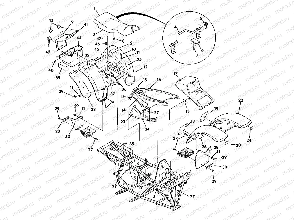 BODY ASSEMBLY 350 2x4 (4918531853001A) | BODY ASSEMBLY 350 2x4 (4918531853001A)