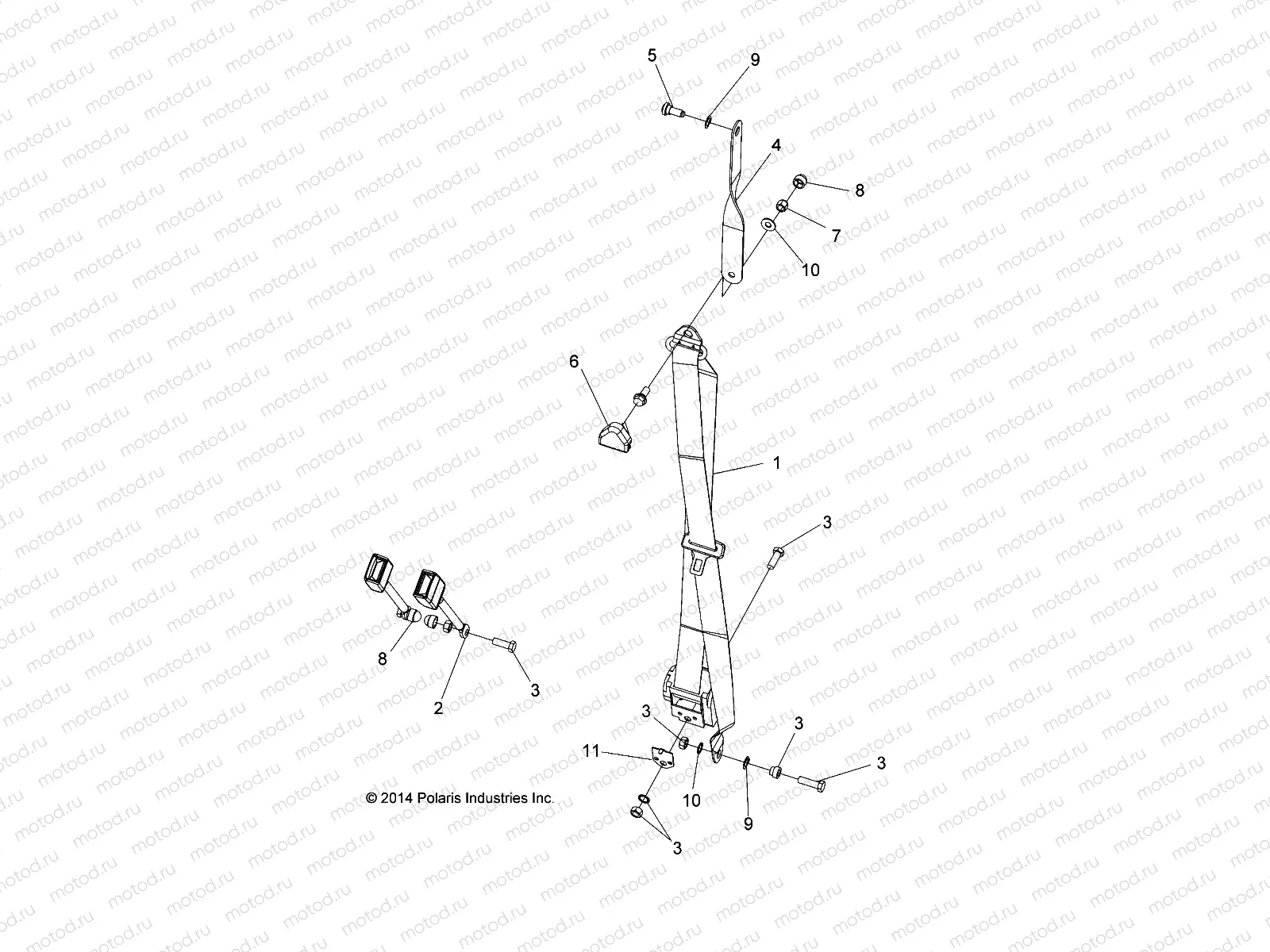 BODY | BODY, ASM., SEATBELT, BUCKET, EU - L15G4SGAEA ALL OPTIONS (49GEMSEATBELTS15EUBKT)
