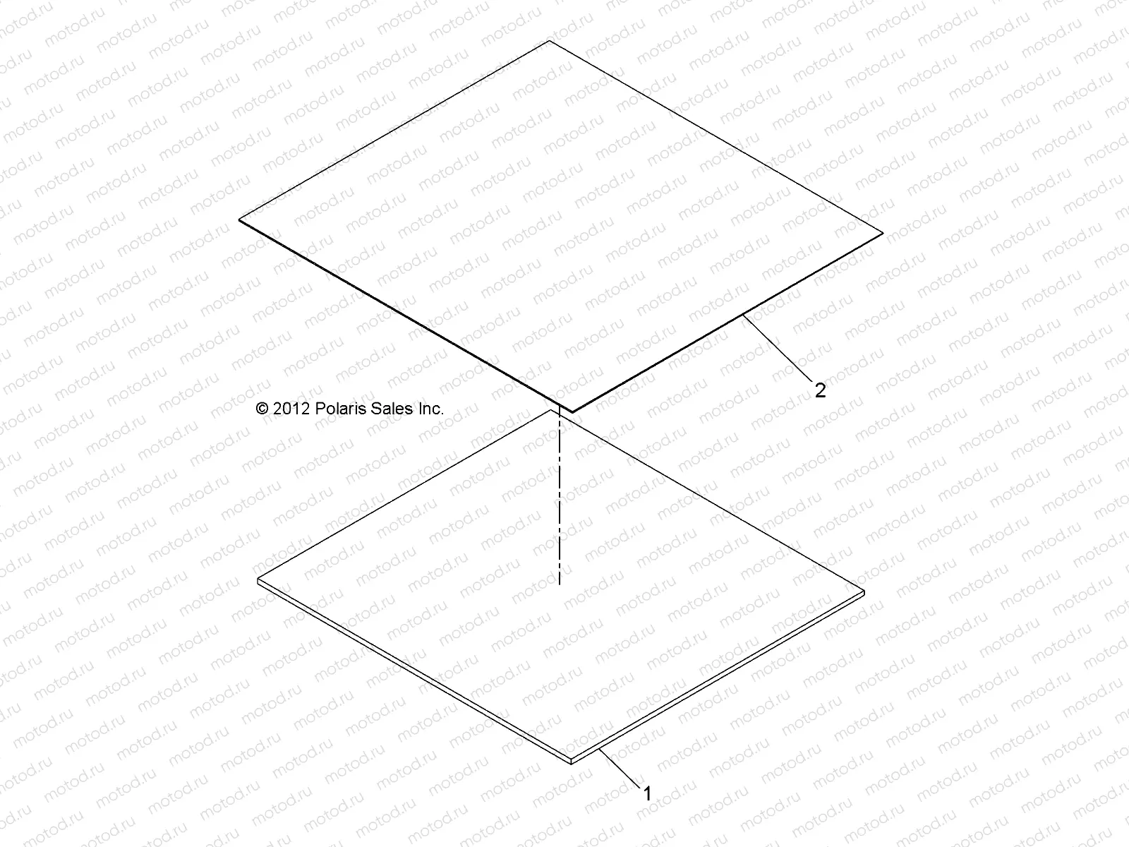 BODY | BODY, BATTERY TRAY FAR REAR - e2/e4/eS (49GEMBODY11BTRAYES)