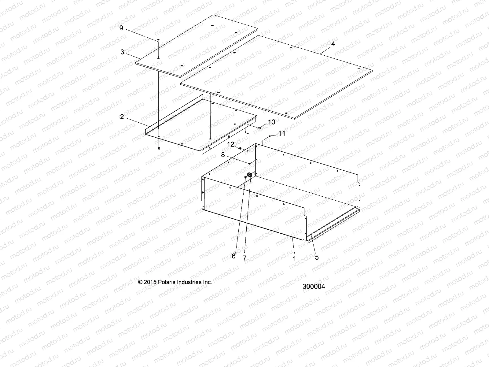 BODY | BODY, BED, RECESSED, COVERED - L18G2D