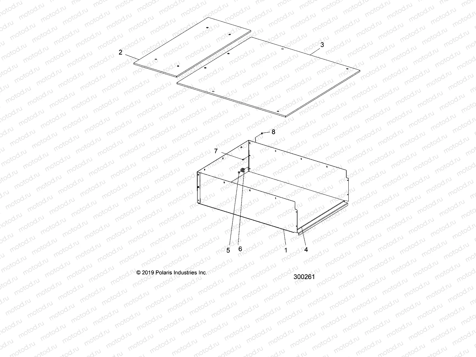BODY | BODY, BED, RECESSED, COVERED - L21G2DGALA (300261)