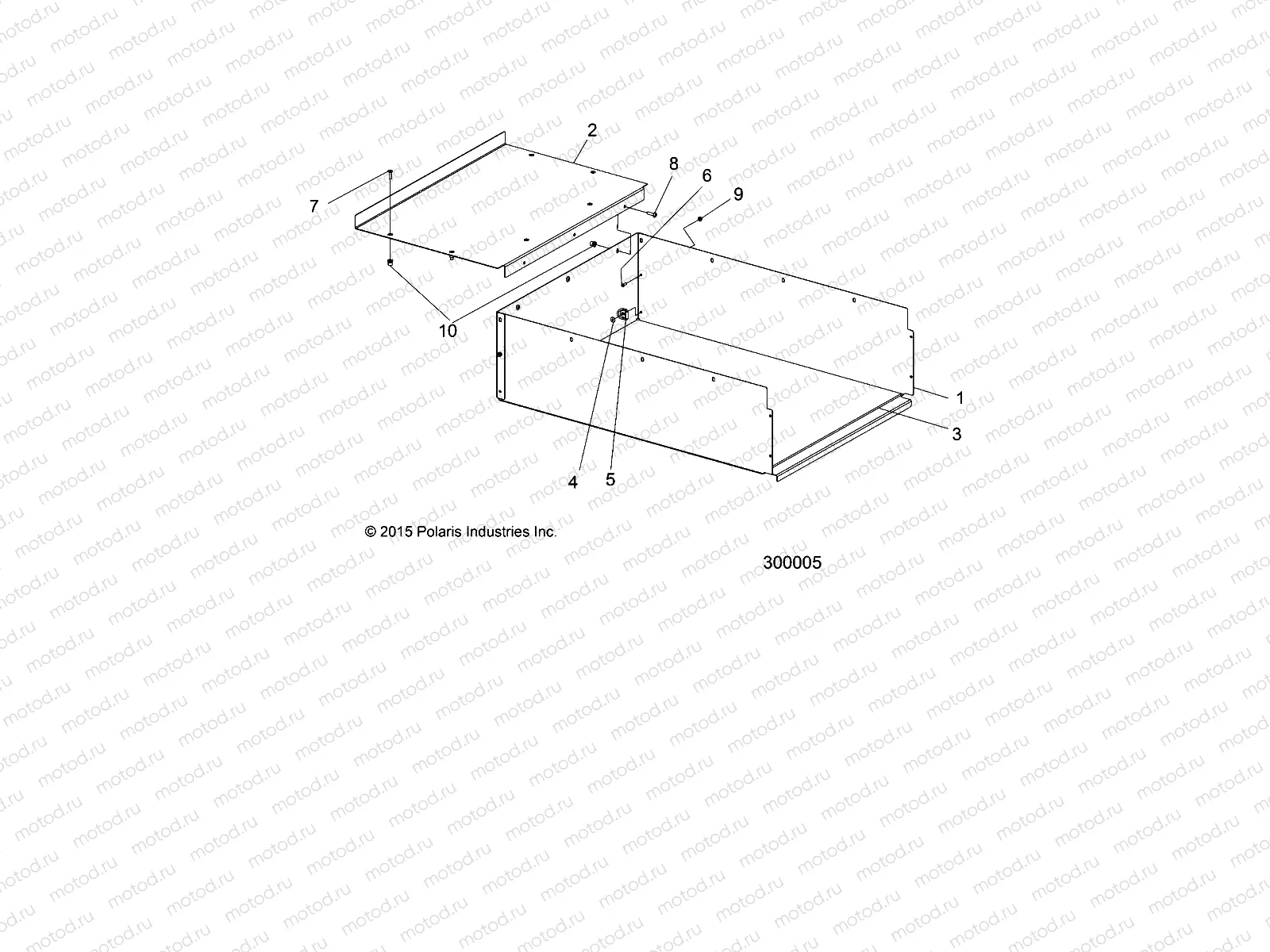 BODY | BODY, BED, RECESSED, OPEN - L18G2D