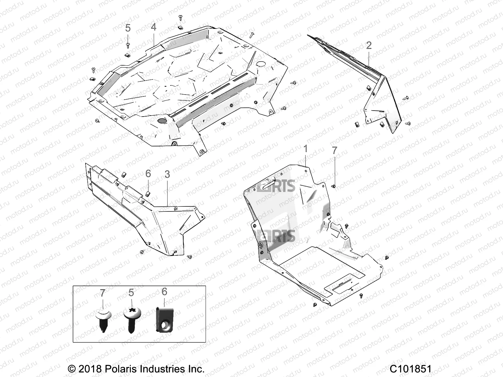 BODY | BODY, BOX AND REAR FENDERS - A21HAB15N2 (C101851)