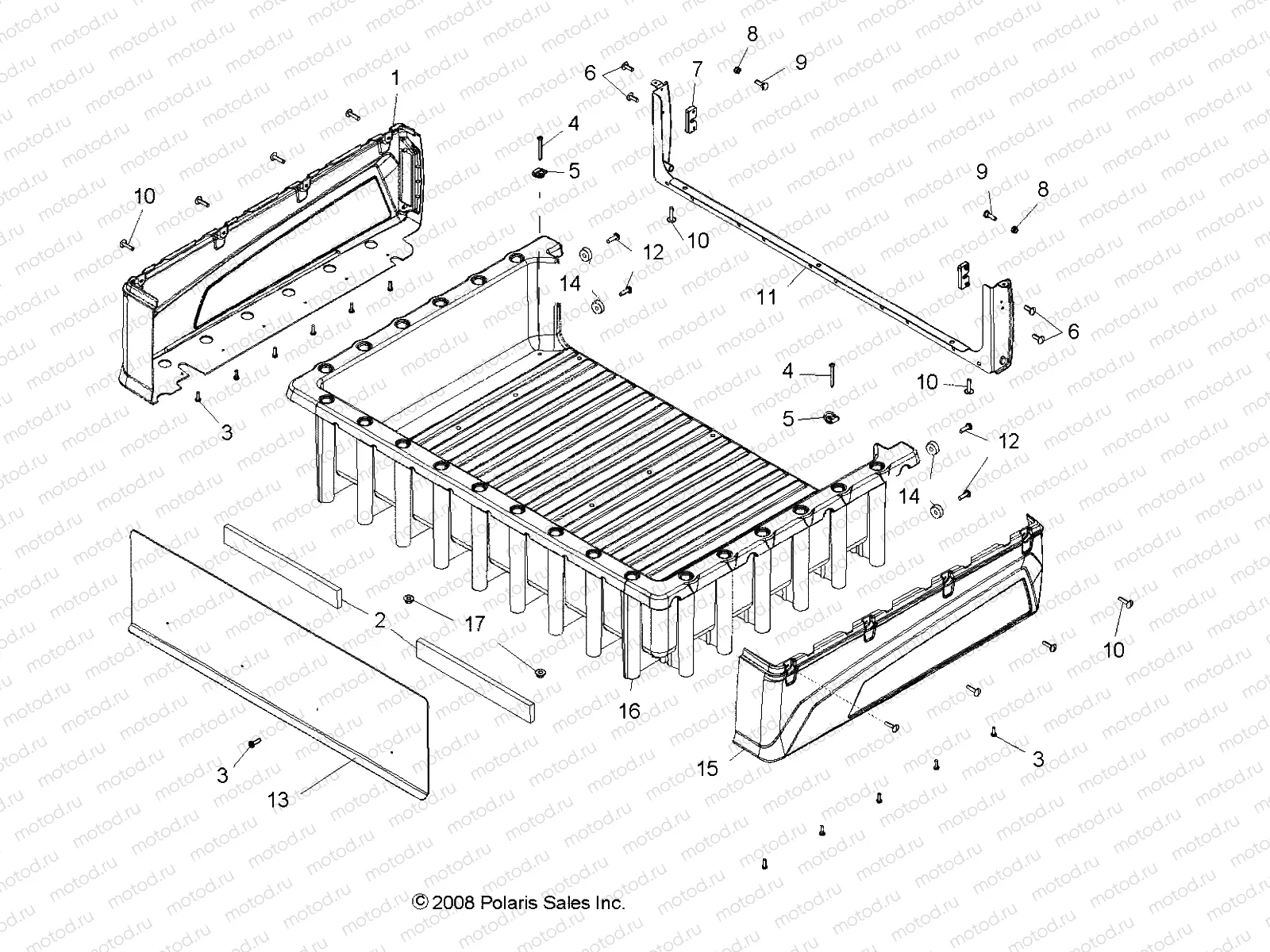 BODY | BODY, BOX ASM. - R09HH68/HY68 ALL OPTIONS (49RGRBOX097004X4)