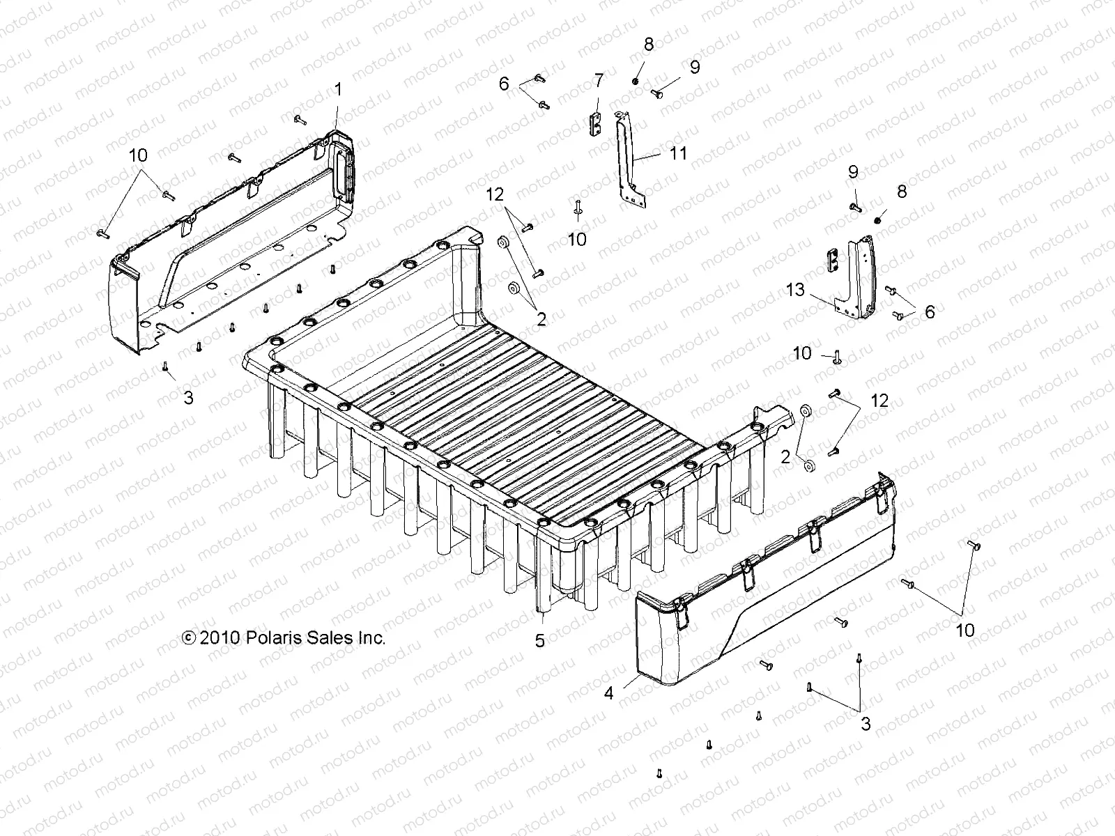 BODY | BODY, BOX ASM. - R17RAA76NA (49RGRBOX116X6)