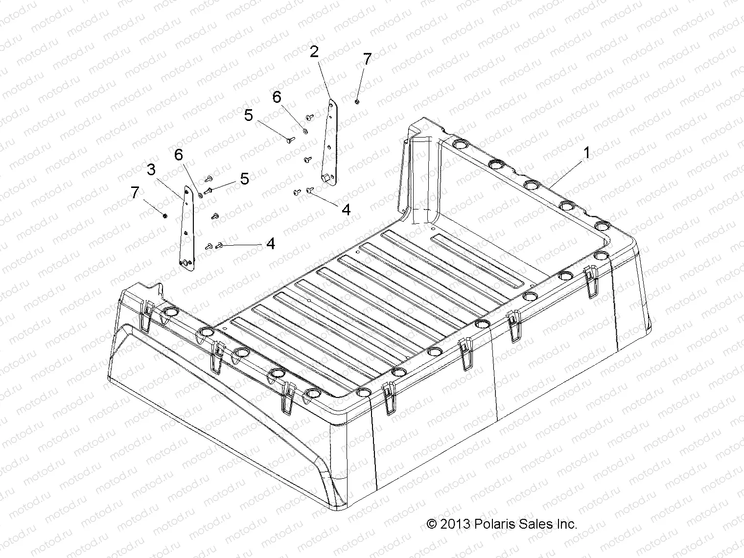 BODY | BODY, BOX ASM. - R17RMA57N1 (49RGRBOX14570)