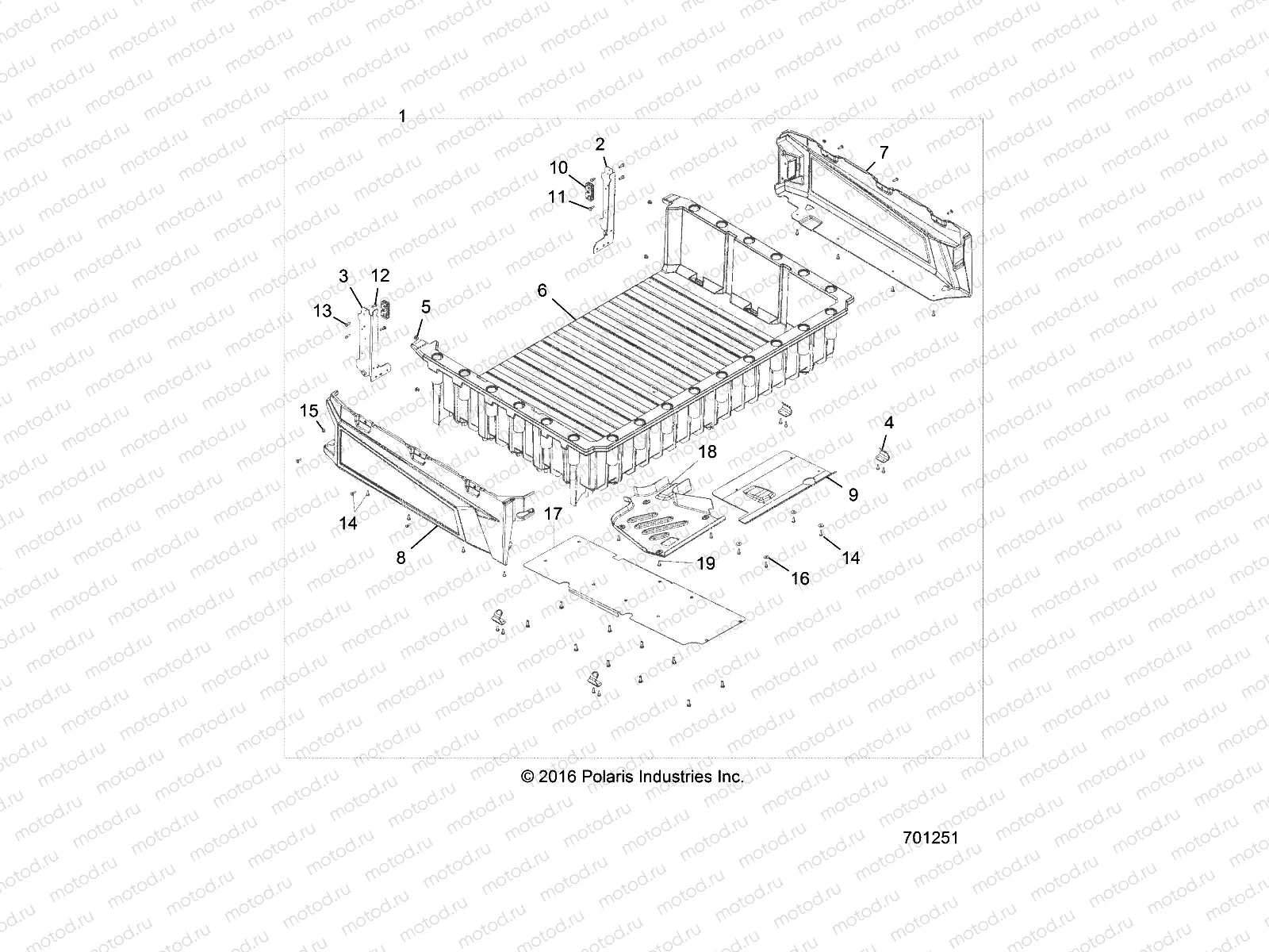 BODY | BODY, BOX ASM. - R18RVU99AS (701251)