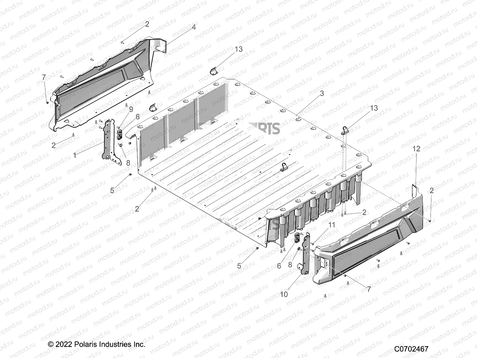 BODY | BODY, BOX ASM. - R23CDA57A1 (C0702467)