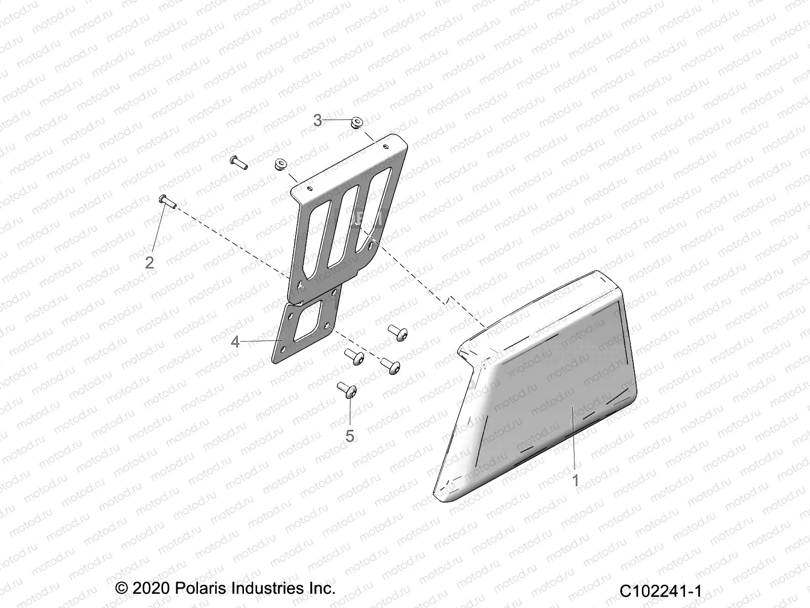 BODY | BODY, BOX BACKREST - A23S6E57F1/FK (C102241-1)