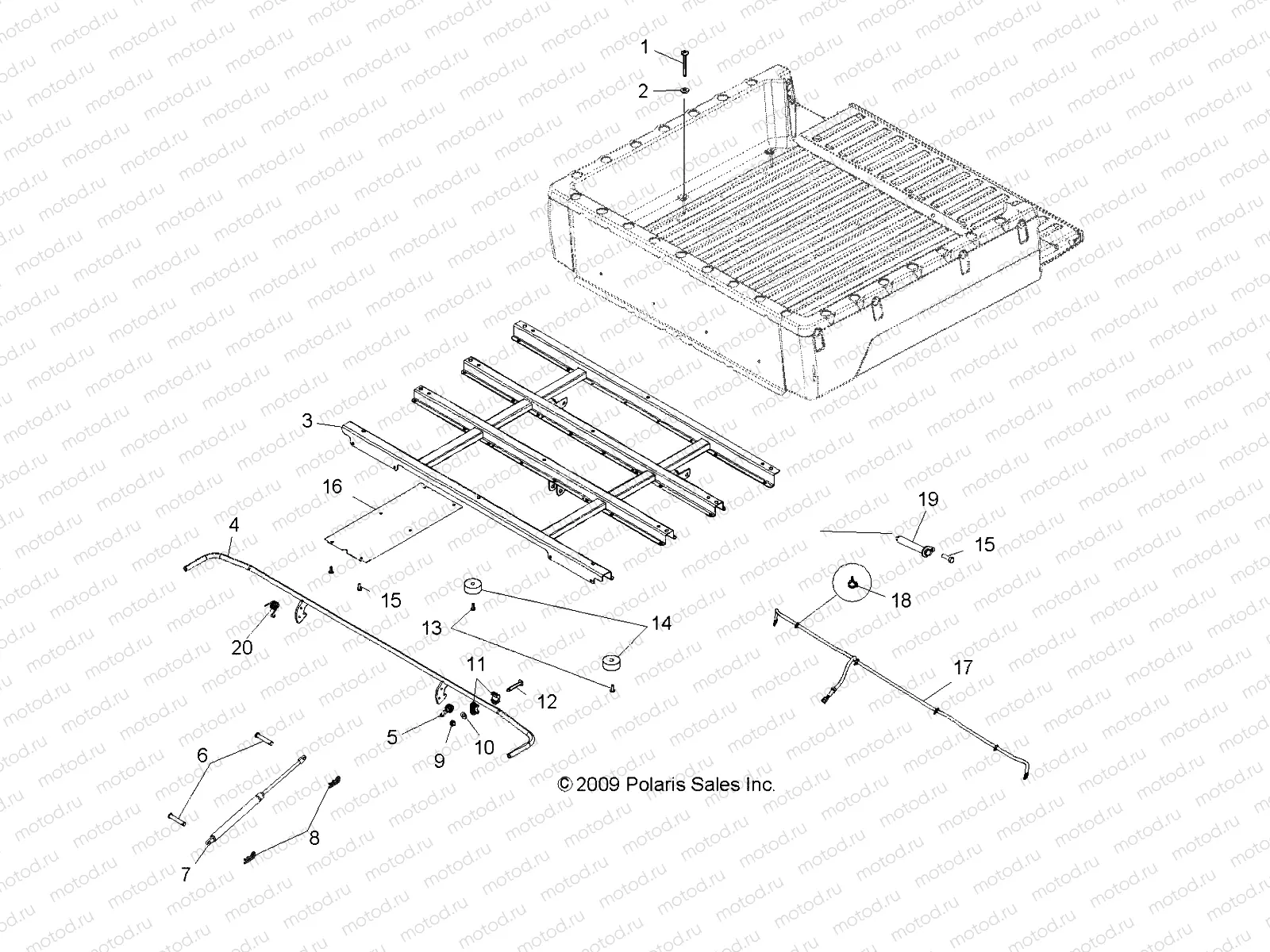 BODY | BODY, BOX MOUNTING - R10HR76AG/AR (49RGRBOXMOUNTING108006X6)