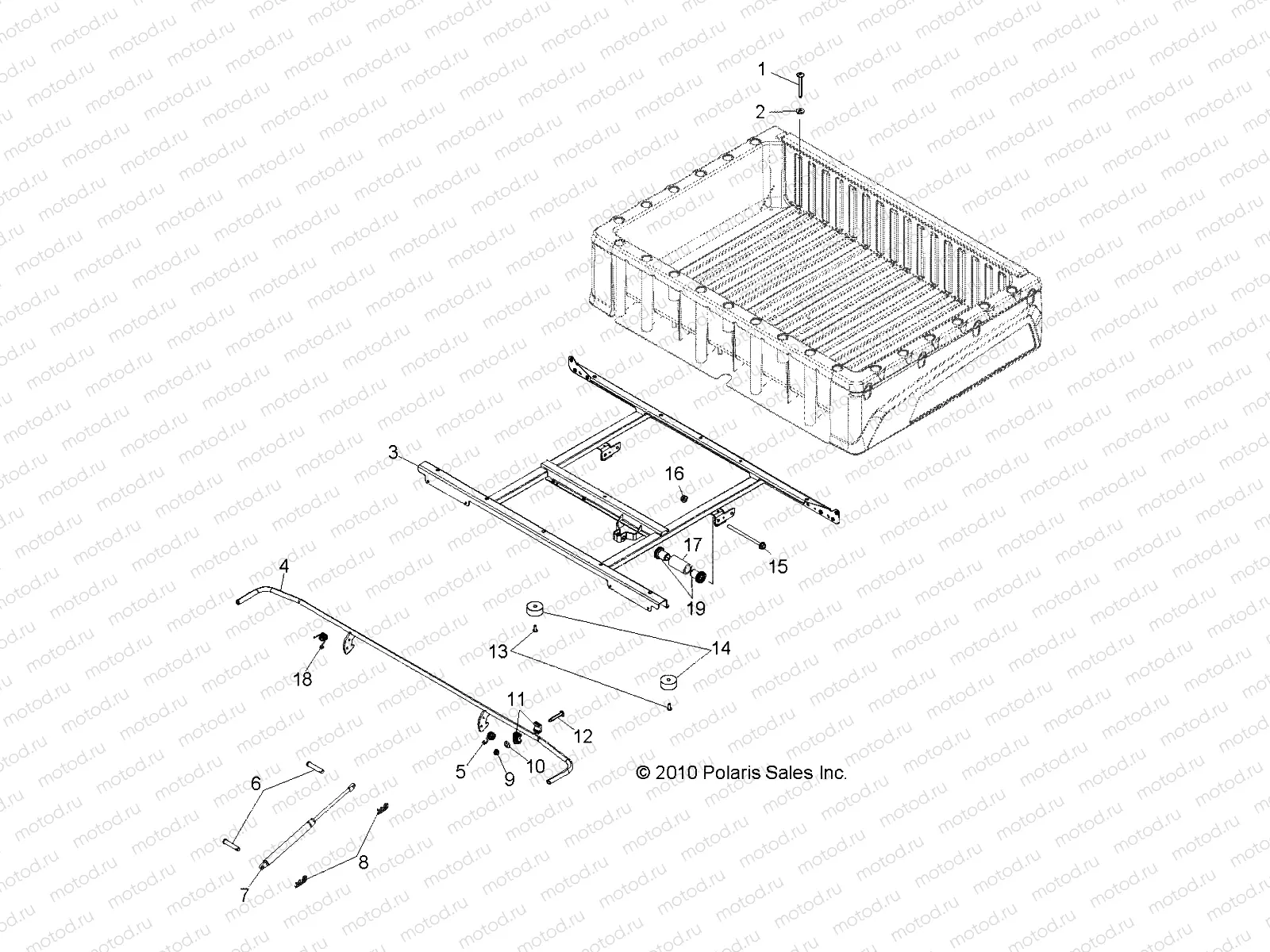 BODY | BODY, BOX MOUNTING - R13TH90DG (49RGRBOXMOUNTING11900D)