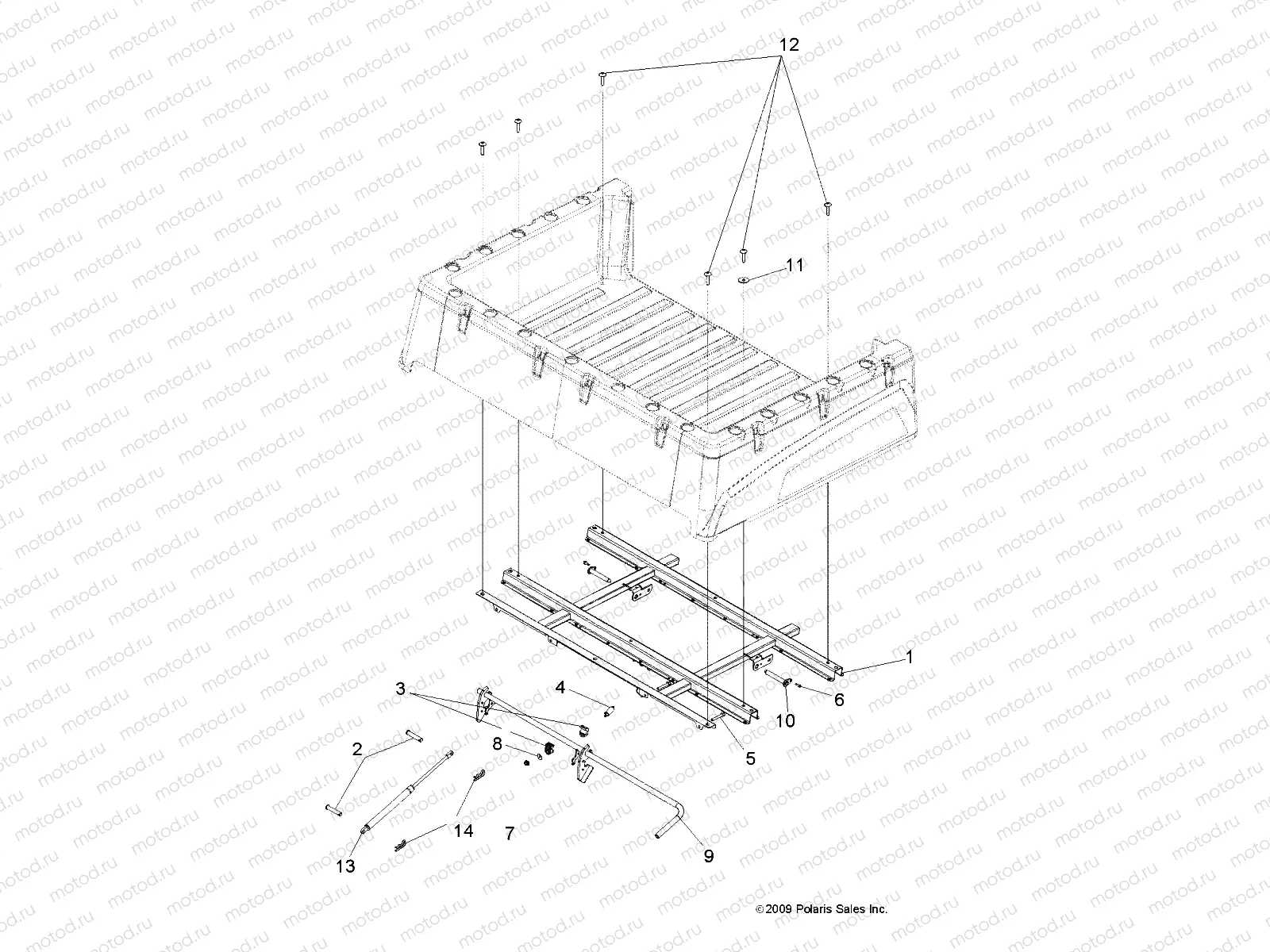 BODY | BODY, BOX MOUNTING - R14RC08GC/GJ/FJ (49RGRBOXMOUNTING10)