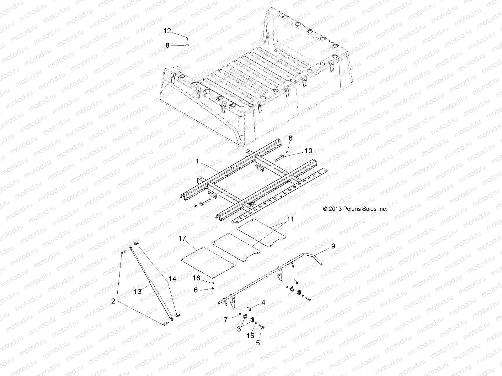BODY | BODY, BOX MOUNTING - R14RH57FX (49RGRBOXMOUNTING14570)