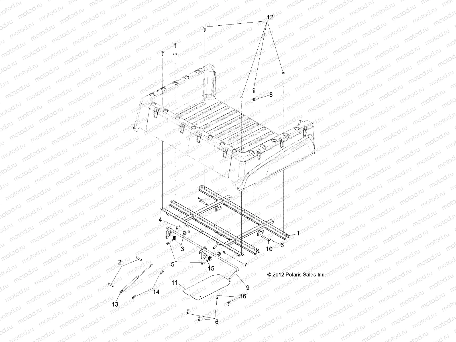 BODY | BODY, BOX MOUNTING - R14RH76AA/76AC/7EAZ (49RGRBOXMOUNTING13500CREW)