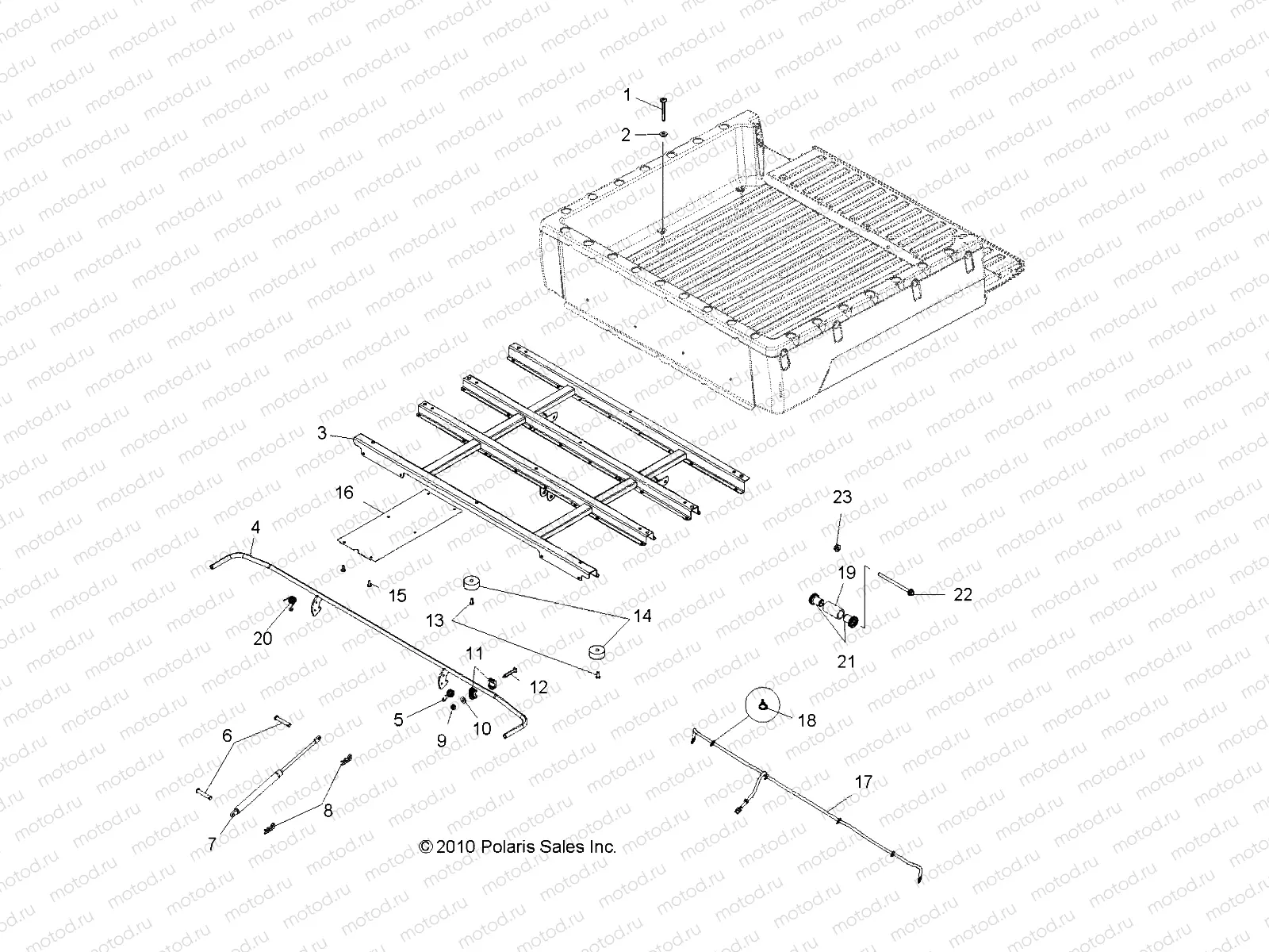 BODY | BODY, BOX MOUNTING - R15RAA76AA/AJ (49RGRBOXMOUNTING116X6)