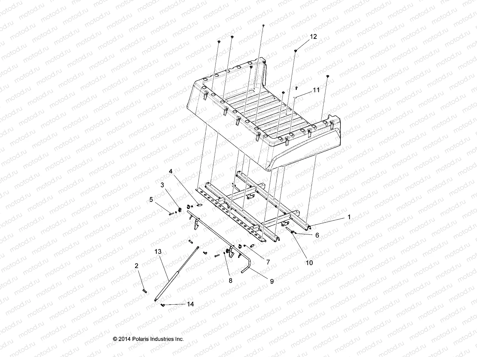 BODY | BODY, BOX MOUNTING - R15RMAE4GJ/GC/EJ (49RGRBOXMOUNTING15EV)
