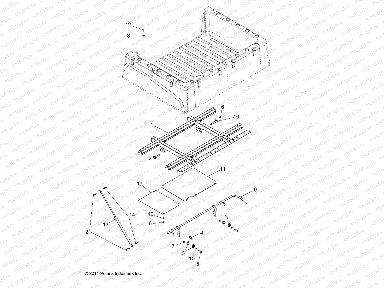 BODY | BODY, BOX MOUNTING - R15RNA57AA/AC/AR/E57AS (49RGRBOXMOUNTING15570MC)