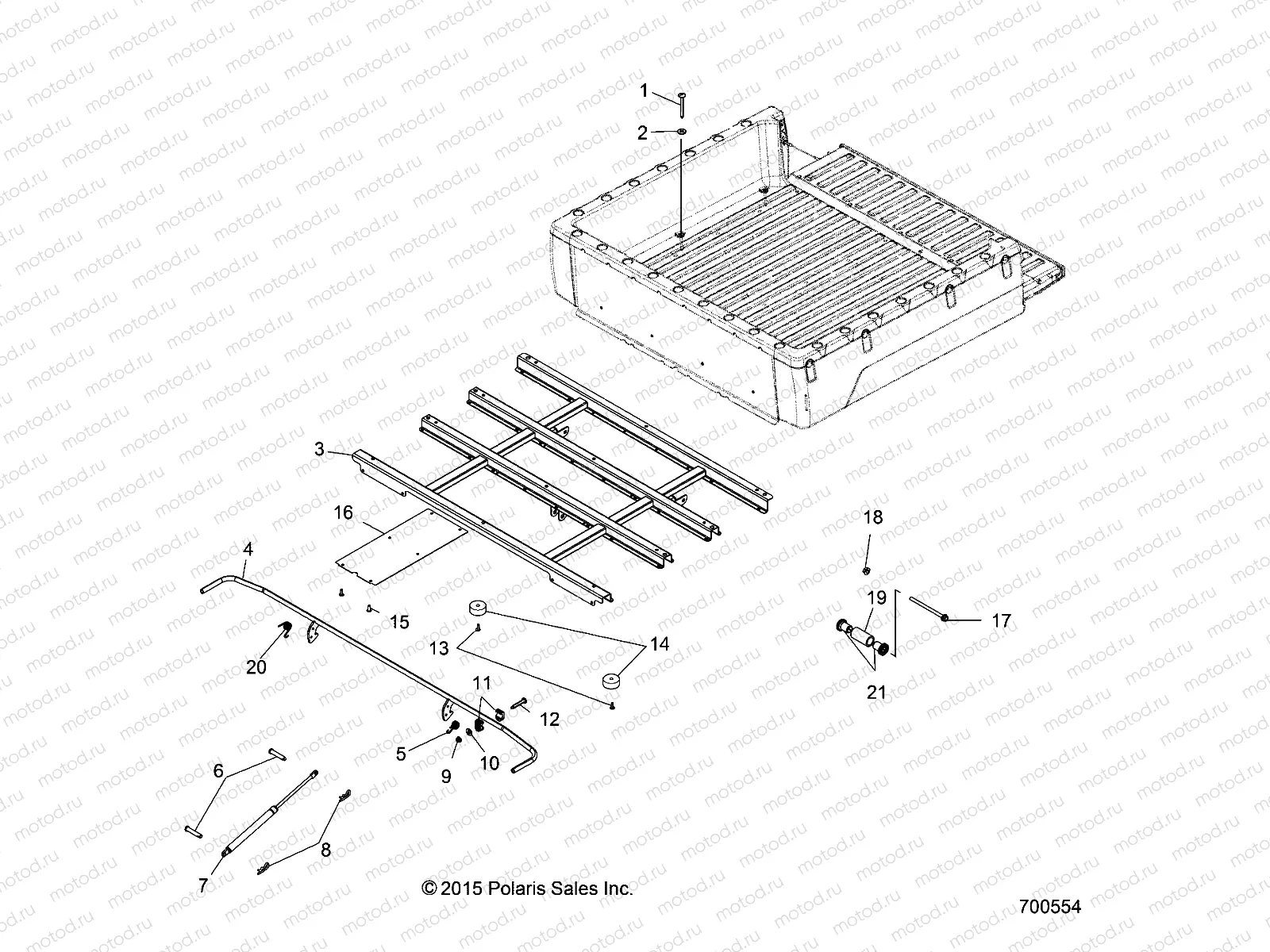 BODY | BODY, BOX MOUNTING - R16RAA76AA/AJ (700554)