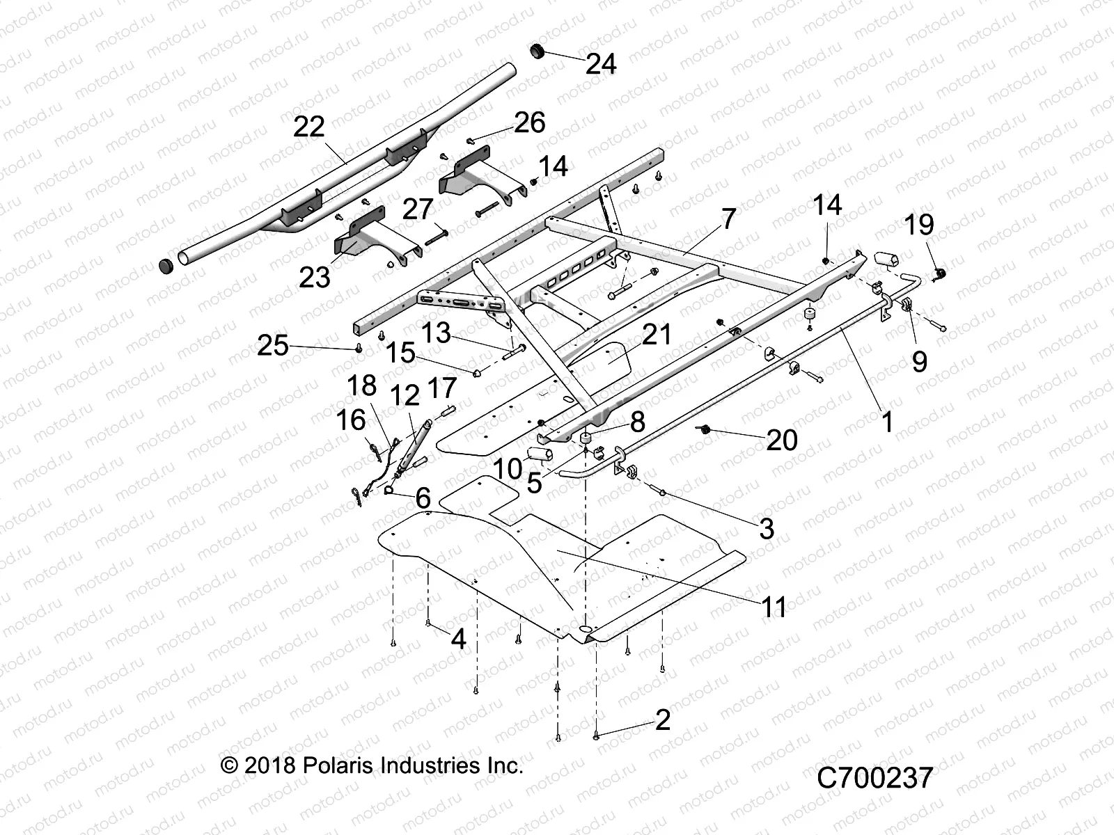 BODY | BODY, BOX, MOUNTING - R19RSM99AL (C700237)