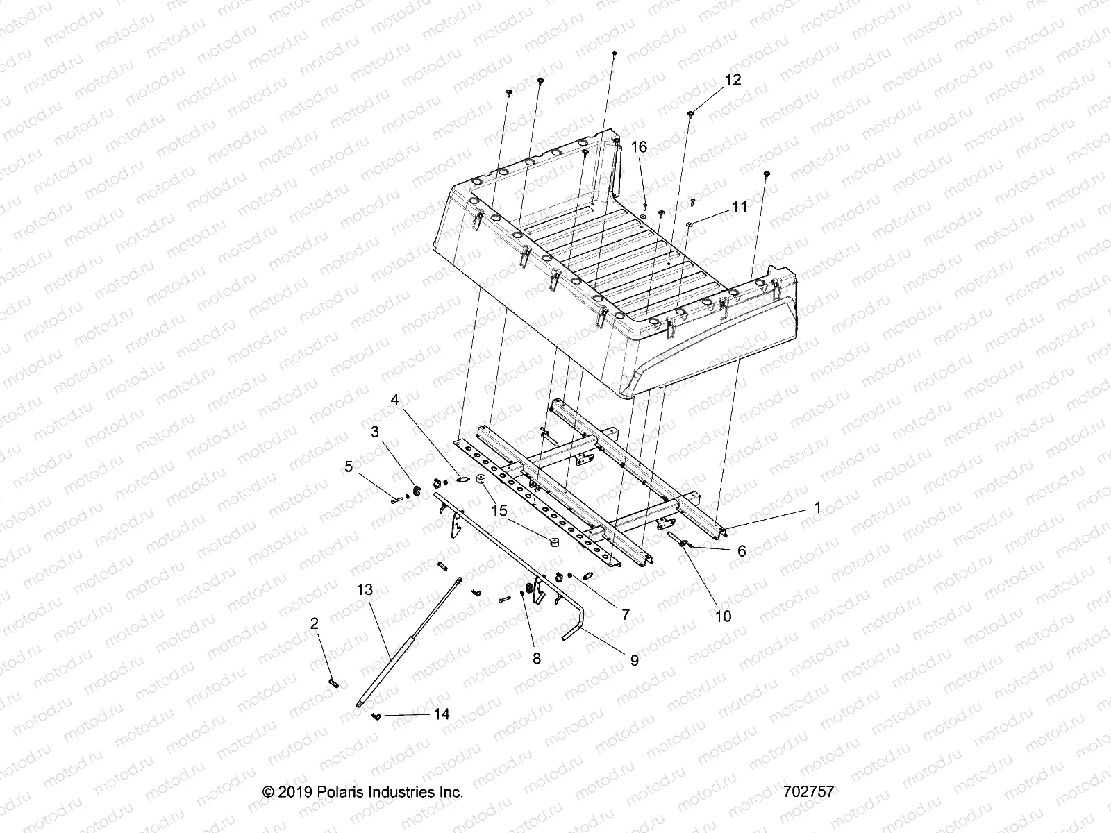 BODY | BODY, BOX MOUNTING - R21MAAE4F4/F9 (702757)