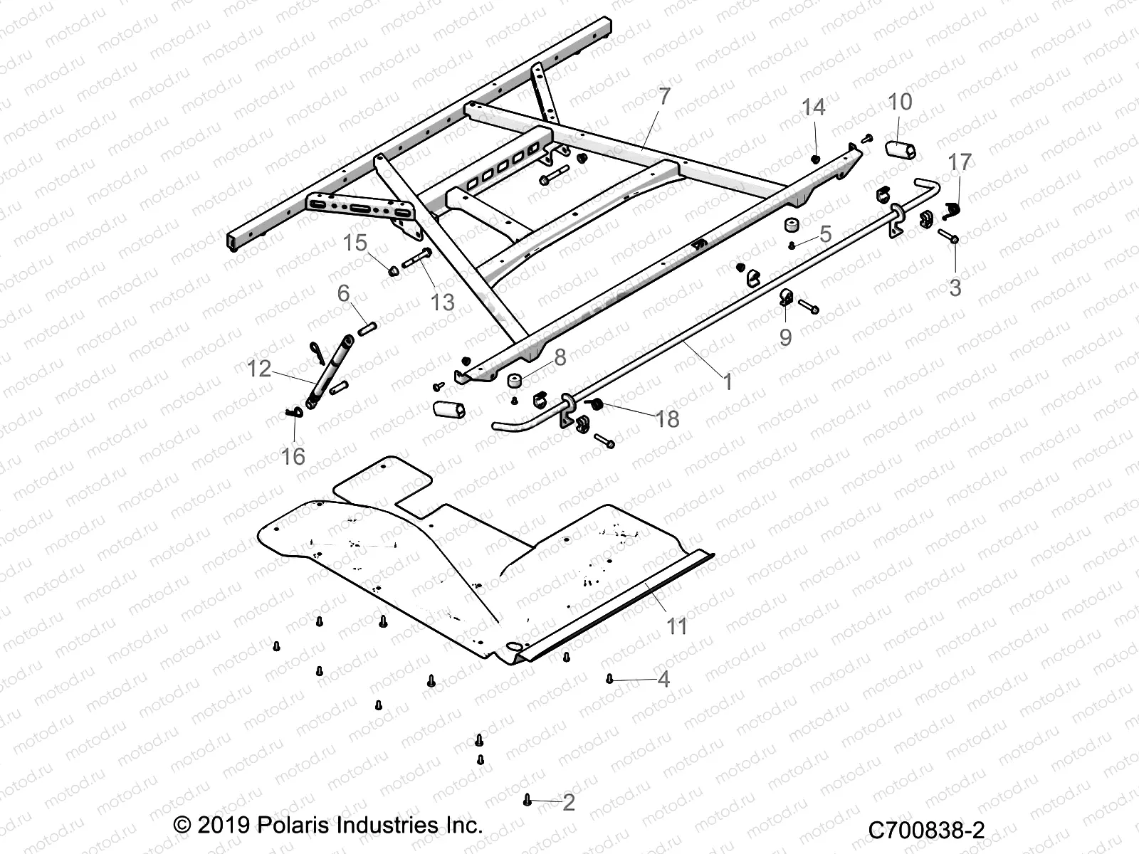 BODY | BODY, BOX, MOUNTING - R21RRED4FA/NA/SCA (C700838-2)