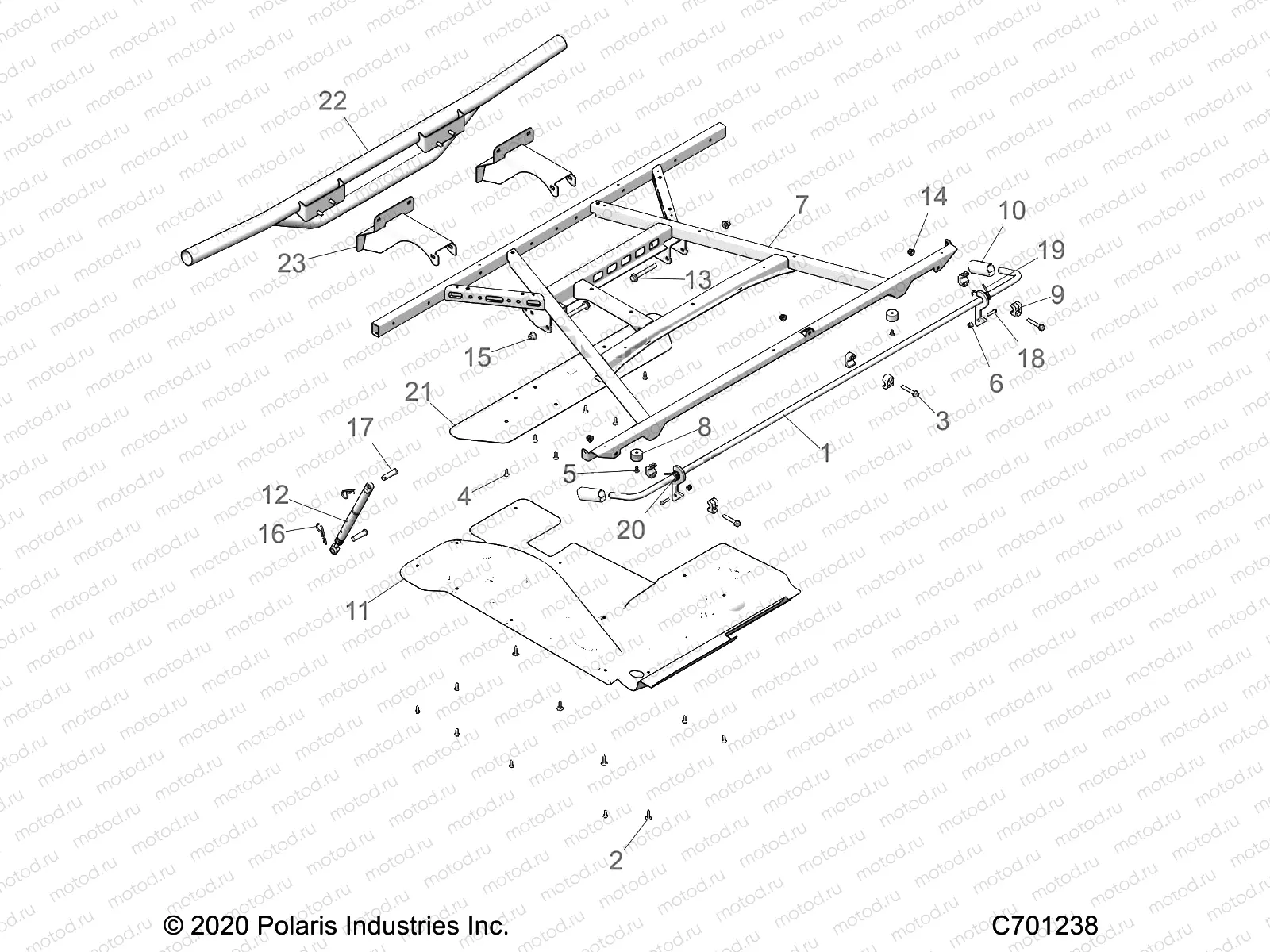 BODY | BODY, BOX, MOUNTING - R21RSB99AZ/BZ (C701238)