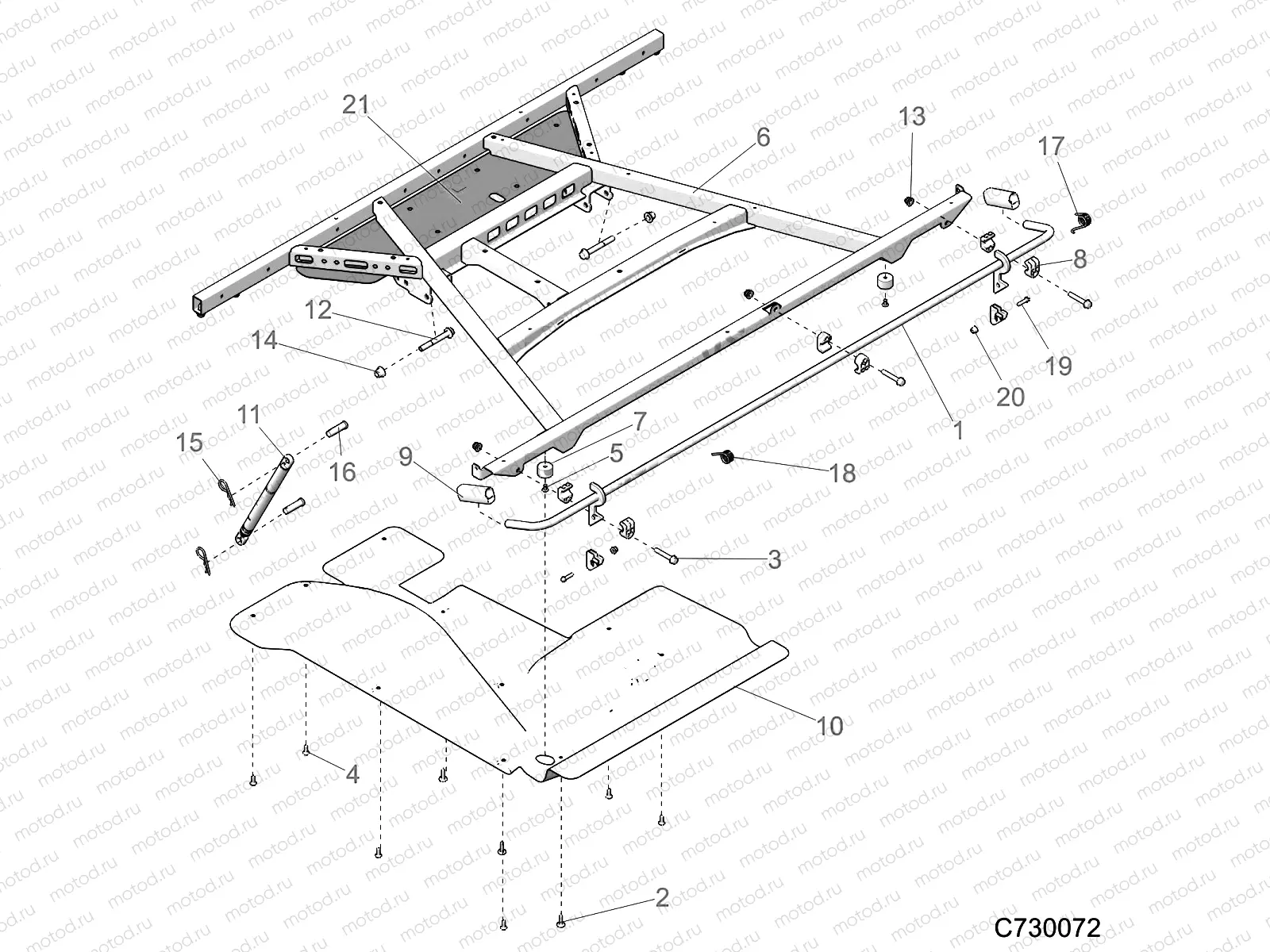 BODY | BODY, BOX, MOUNTING - R21RSU99A9/AC/AP/AW/B9/BC/BP/BW (C730072)