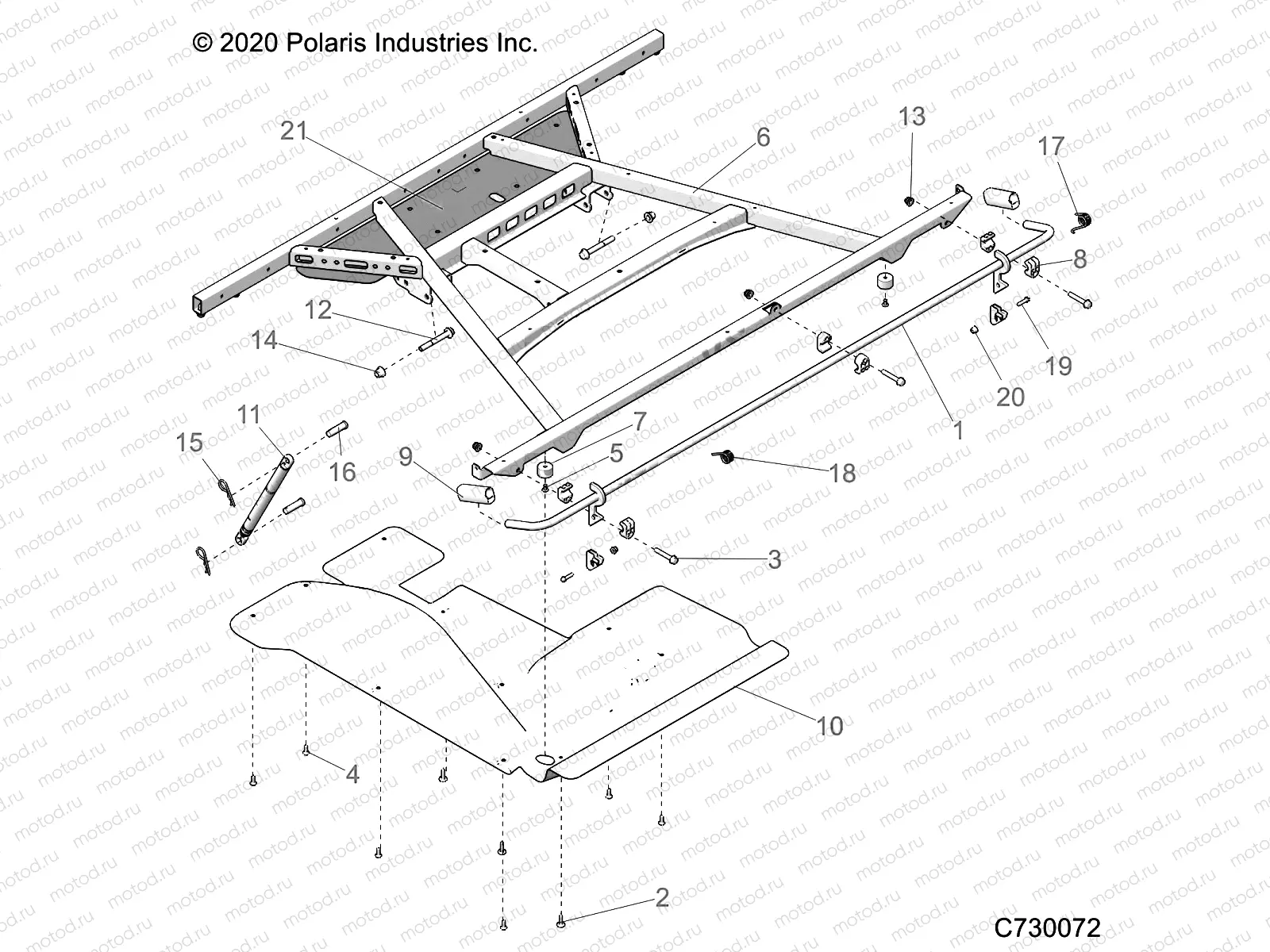 BODY | BODY, BOX, MOUNTING - R21RSY99A9/AC/AP/AW/B9/BC/BP/BW (C730072)