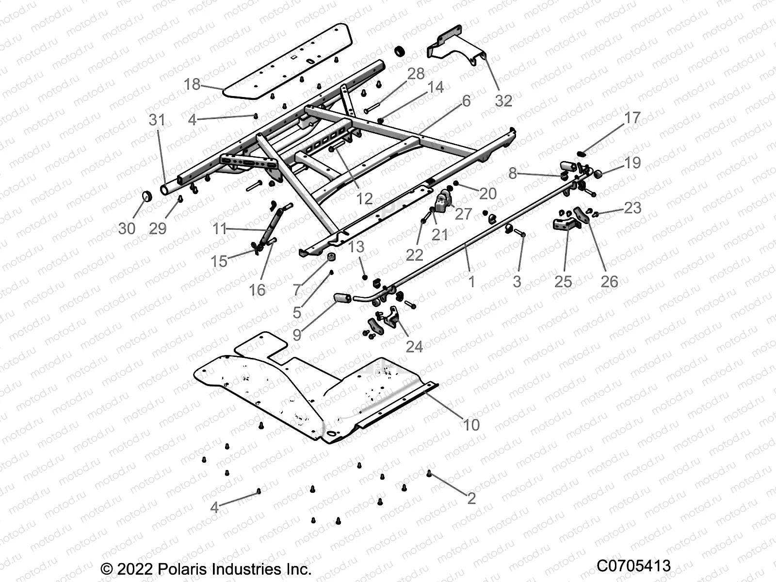 BODY | BODY, BOX, MOUNTING - R22RRM99AG (C0705413)