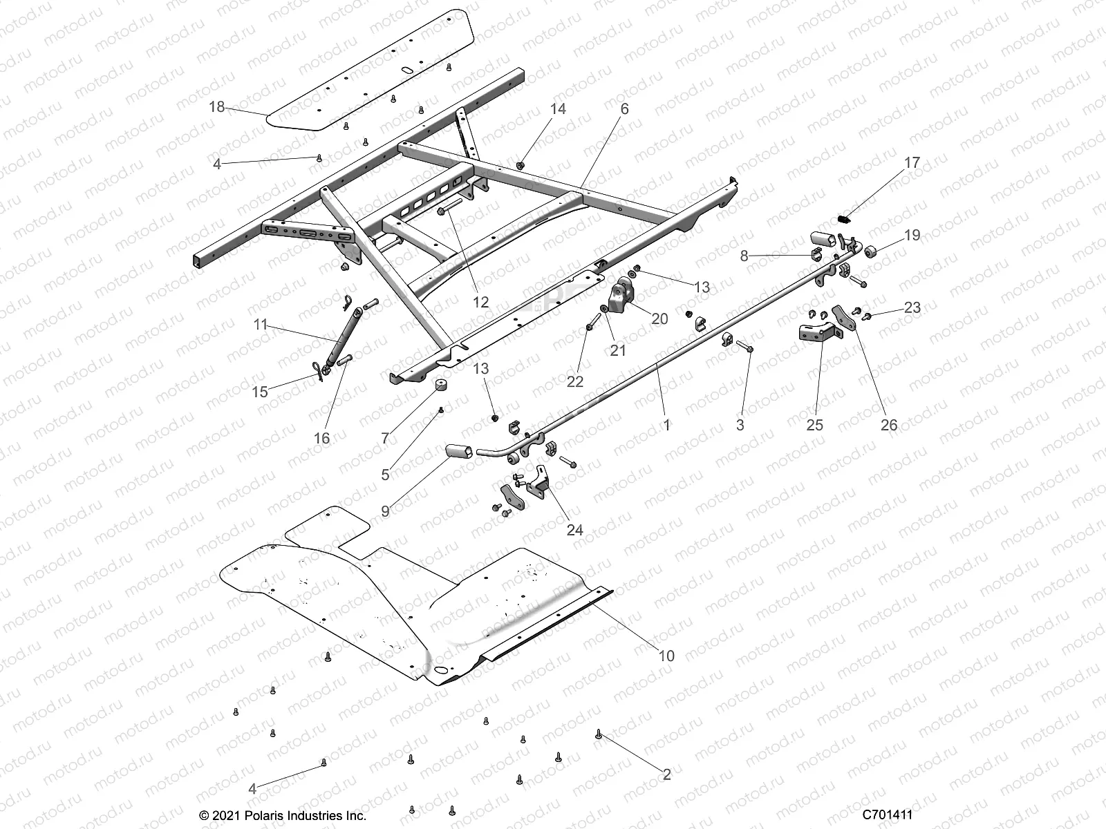 BODY | BODY, BOX, MOUNTING - R22RSX99A9 (C701411)