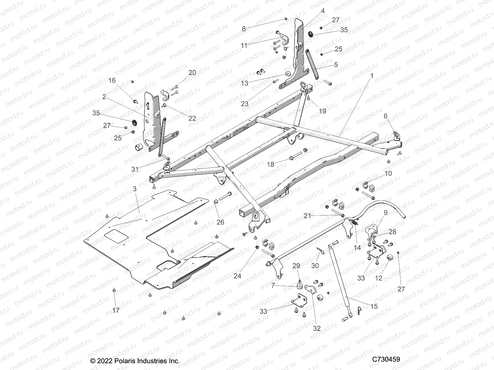 BODY | BODY, BOX MOUNTING - R23M4A57B1/EB4/B9 (C730459)