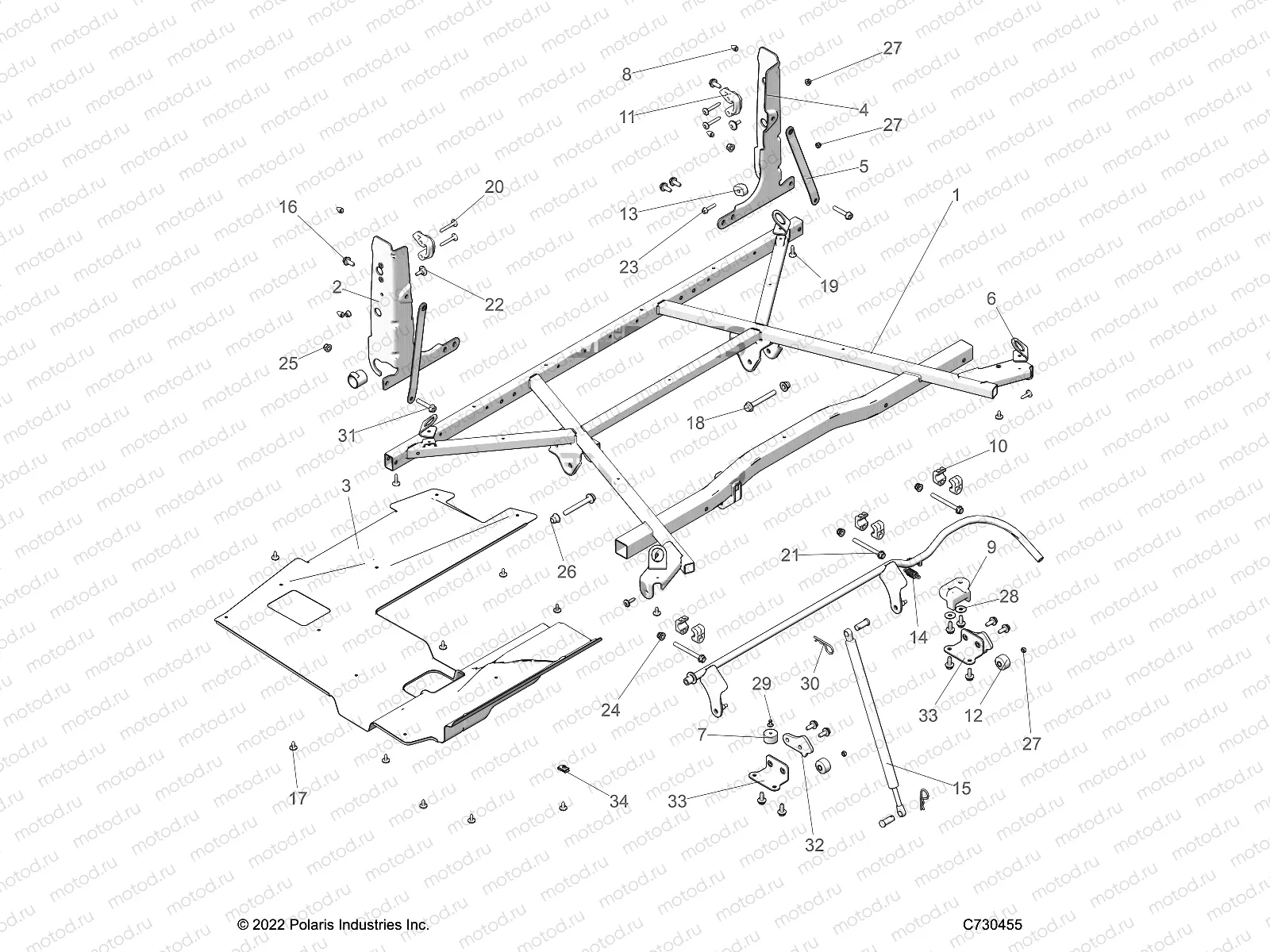 BODY | BODY, BOX MOUNTING - R23MAA57B1/EB4/B9 (C730455)