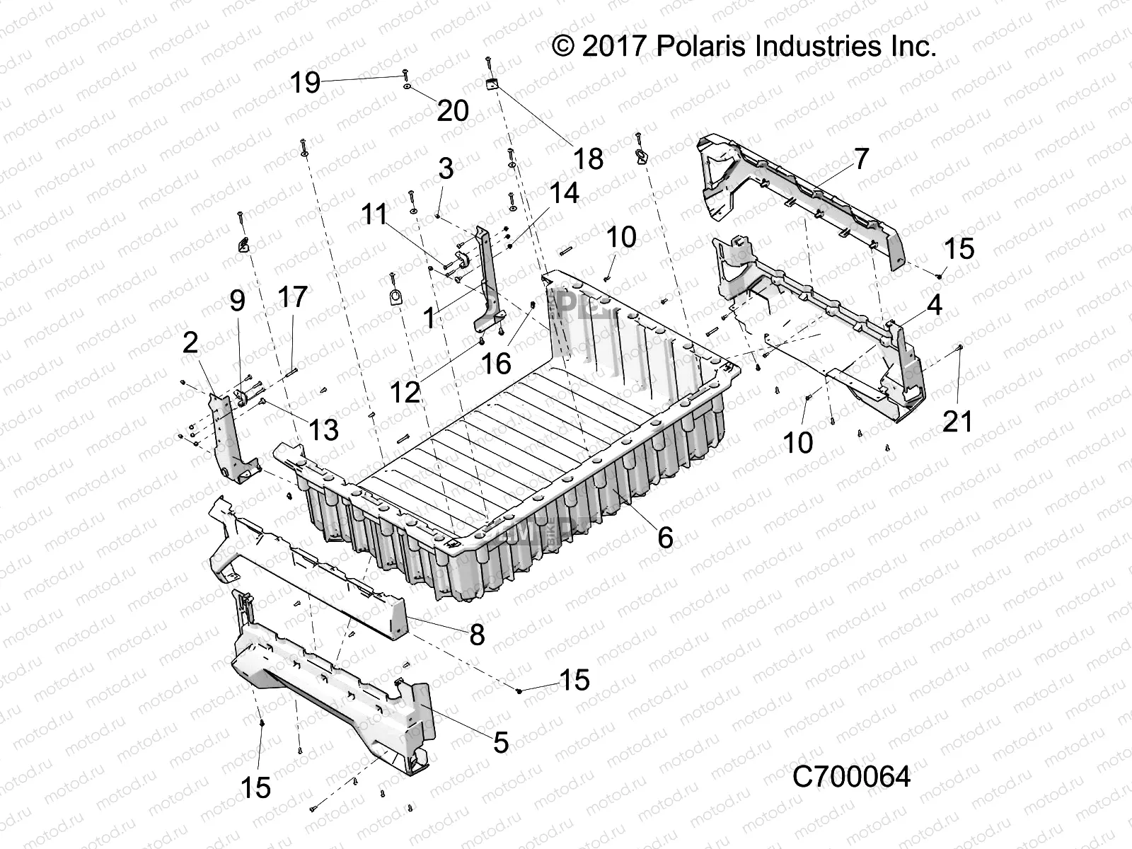 BODY | BODY, BOX - R20RRU99A9/AA/AF/AP/AX (C700064)