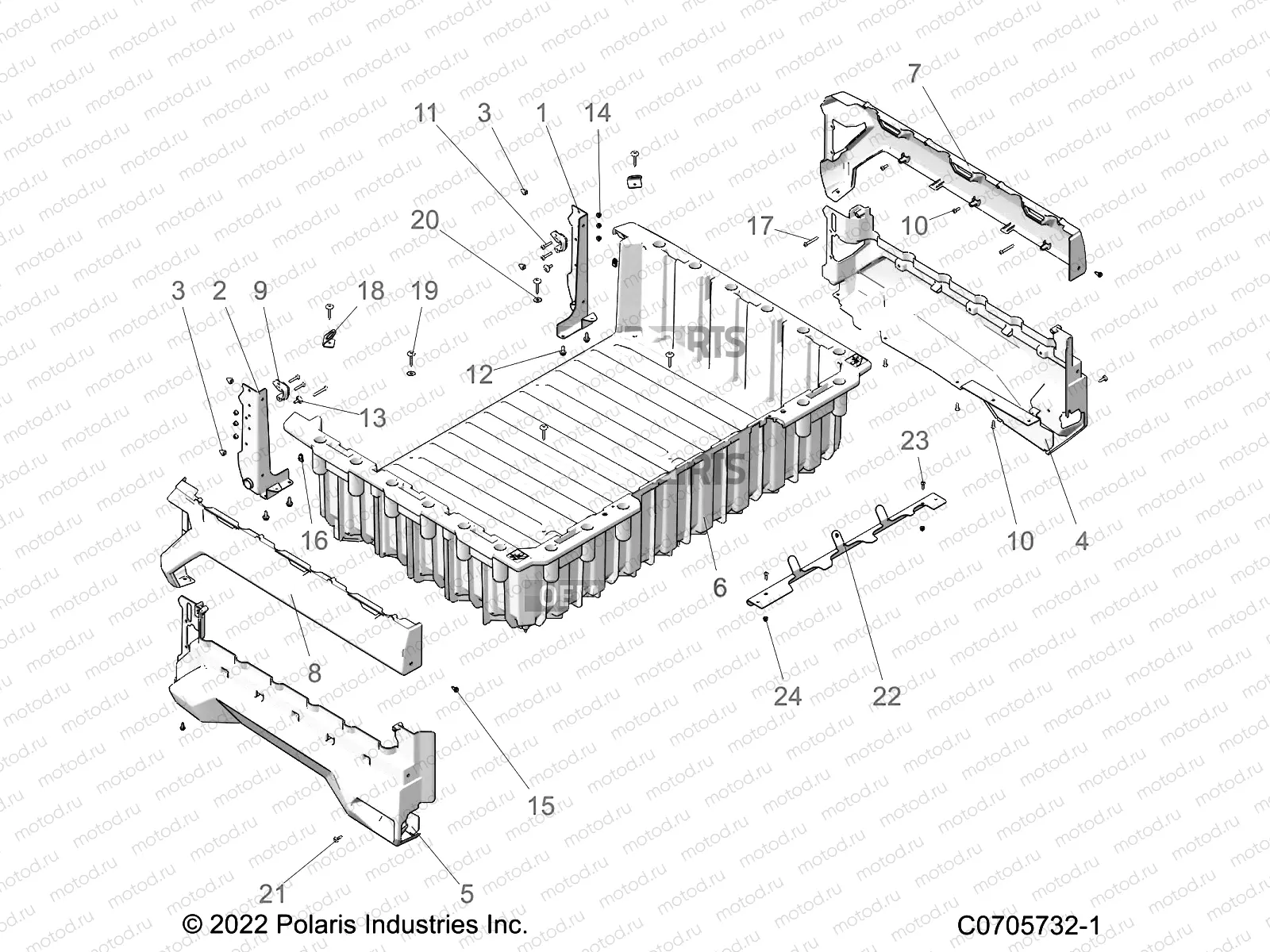 BODY | BODY, BOX - R22RSB99AZ/BZ (C0705732-1)