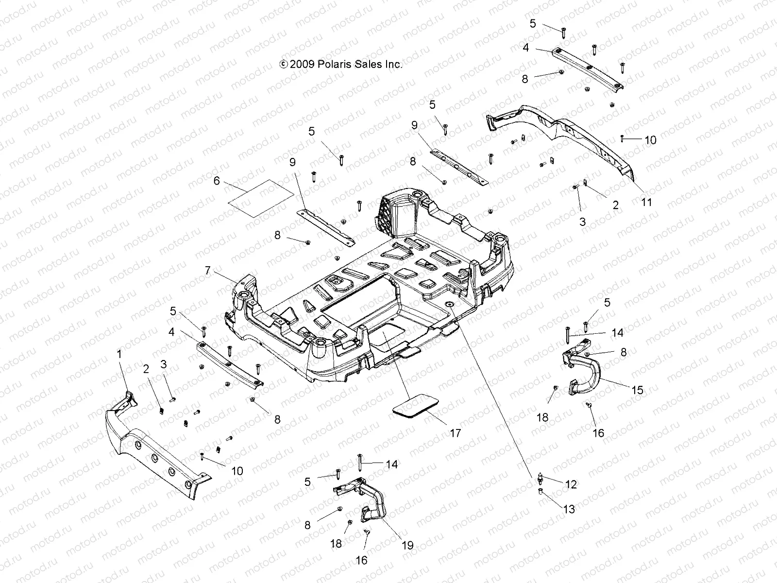 BODY | BODY, BOX, REAR - A09TN50EA (49ATVBOXRR09SPX25)